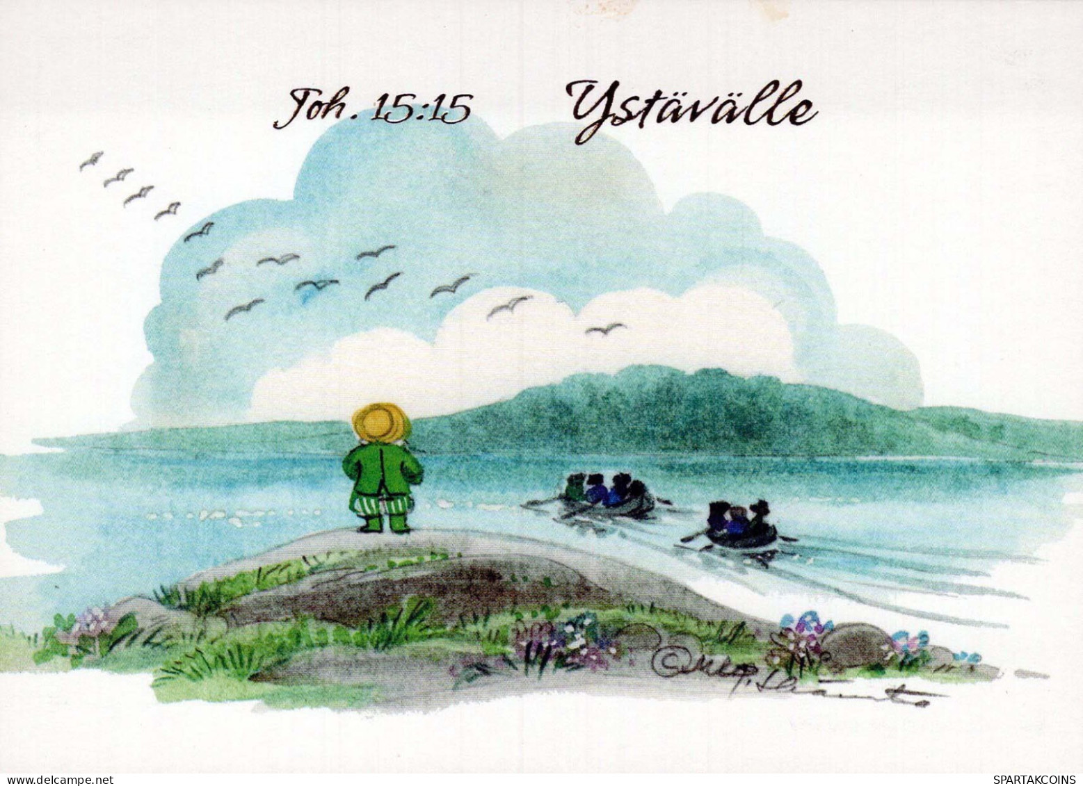 BAMBINO BAMBINO Scena S Paesaggios Vintage Postal CPSM #PBT063.IT - Scènes & Paysages