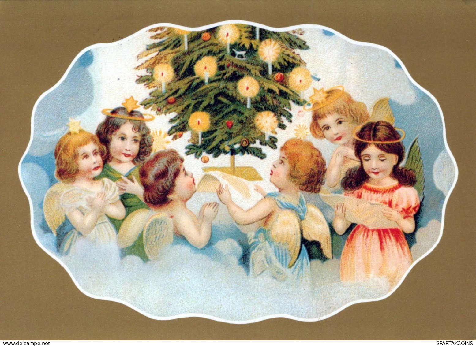 ANGELO Buon Anno Natale Vintage Cartolina CPSM #PAS767.IT - Angels