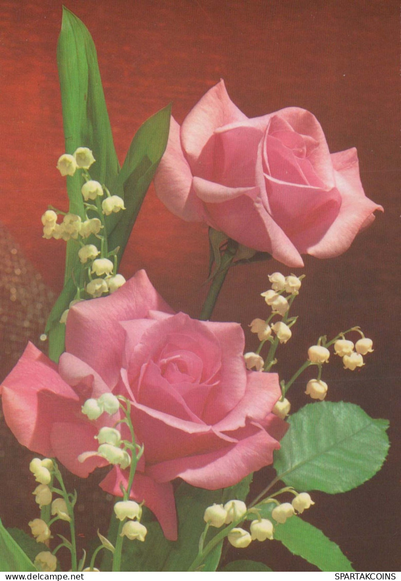 FIORI Vintage Cartolina CPSM #PAS157.IT - Flowers