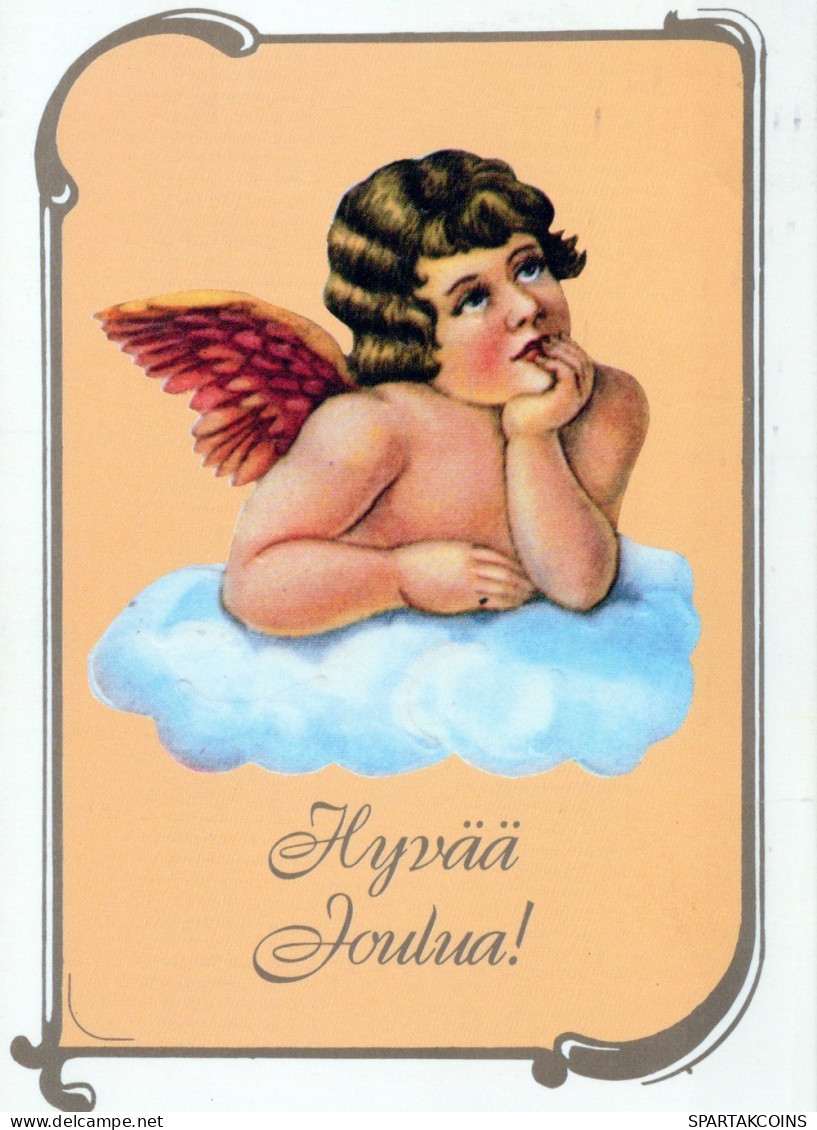 ANGELO Buon Anno Natale Vintage Cartolina CPSM #PAH697.IT - Angels