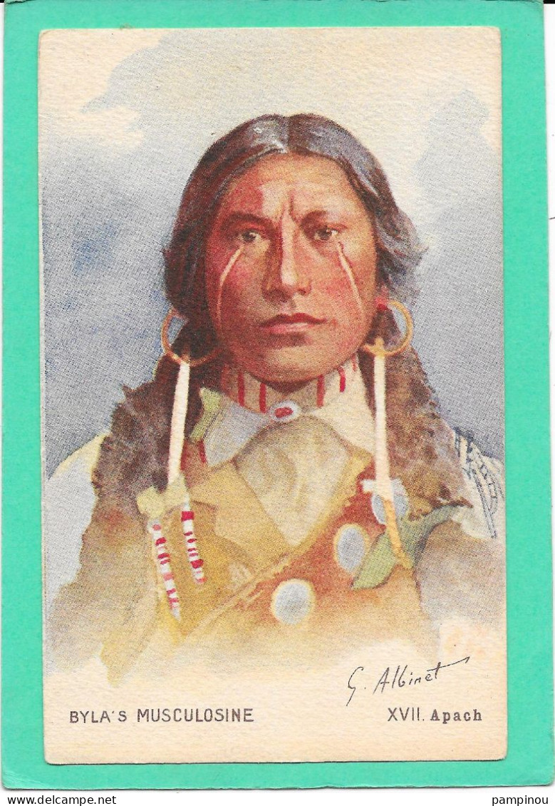 INDIENS - Apache - Pub Byla's Musculosine - Chromo - Native Americans