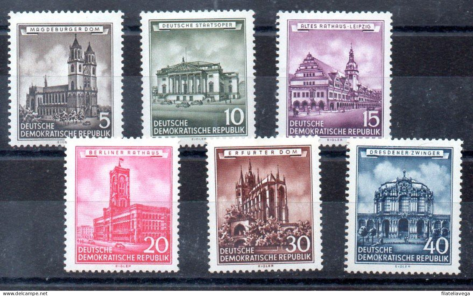 Alemania Democrática Nº Yvert 229/34 * - Unused Stamps