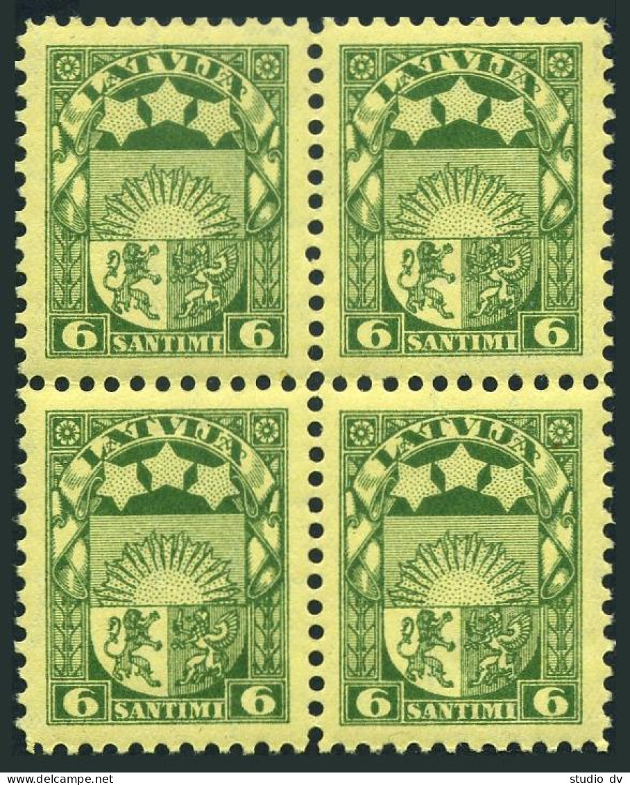 Latvia 155 Block/4, MNH. Mi 118y. Arms, Stars Of Vidzeme, Kurzeme, Latgale, 1931 - Latvia