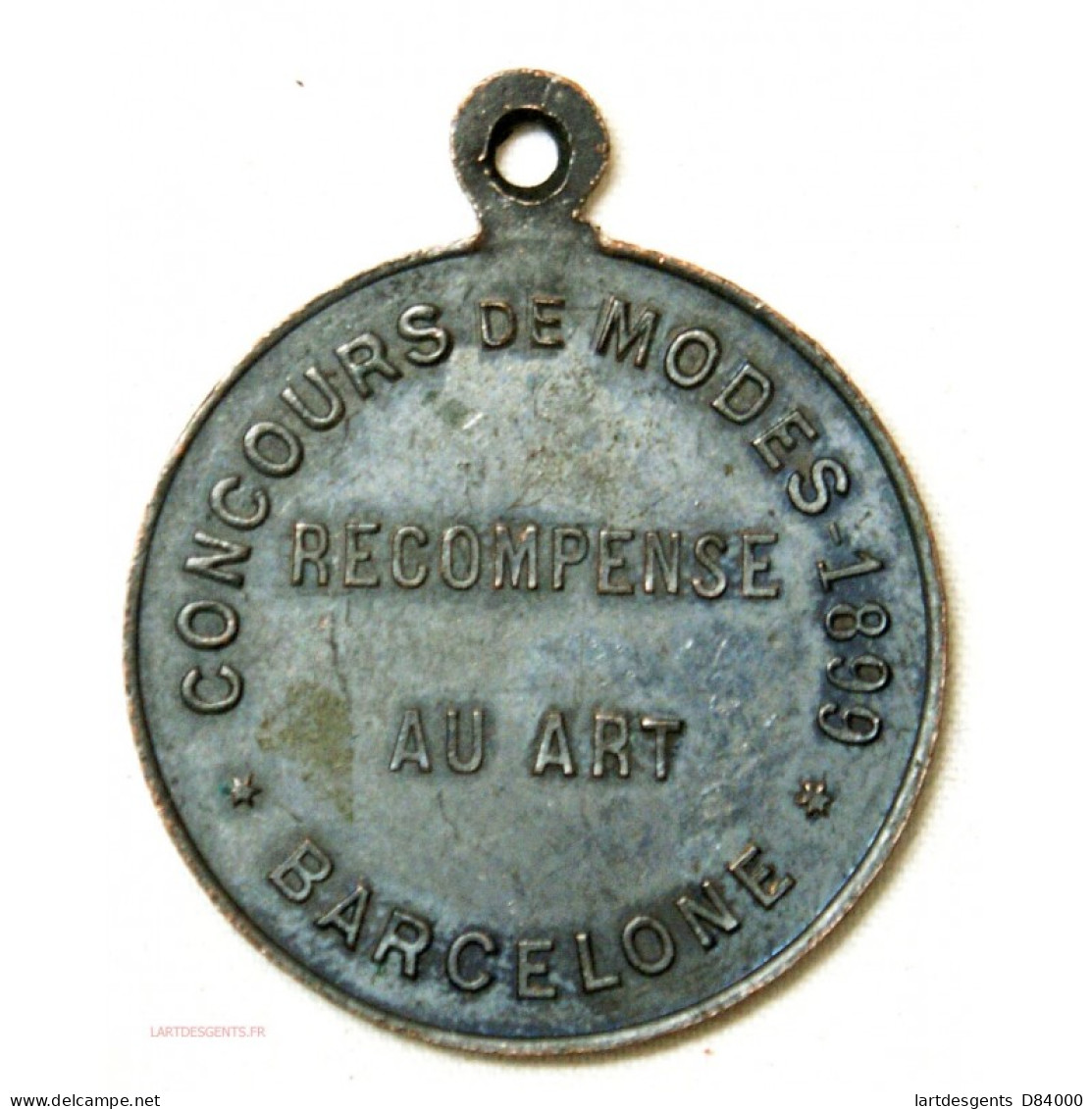 Médaille ESPAGNE  Barcelone – CONCOURS DE MODE 1899 - MARTI - Professionals/Firms