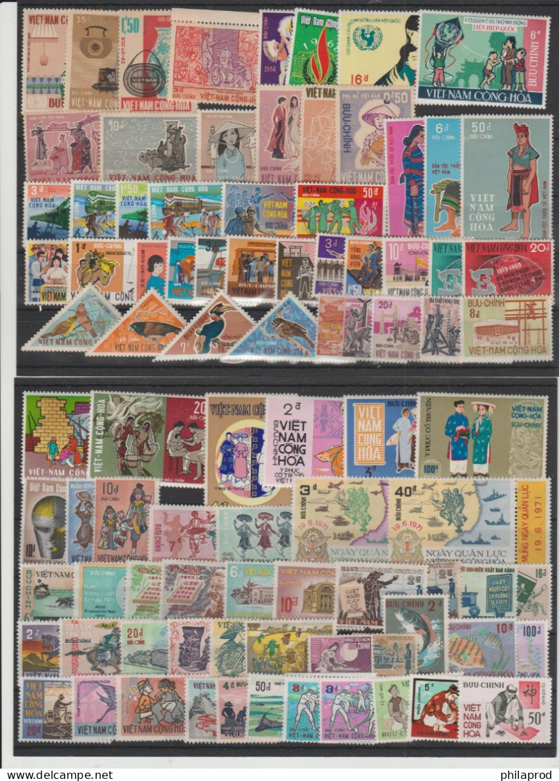 S.VIETNAM-1 COUNTRY COLLECTION 1951-1975+21 UNISSUED STAMPS  **MNH -   See 7  Scans - Vietnam