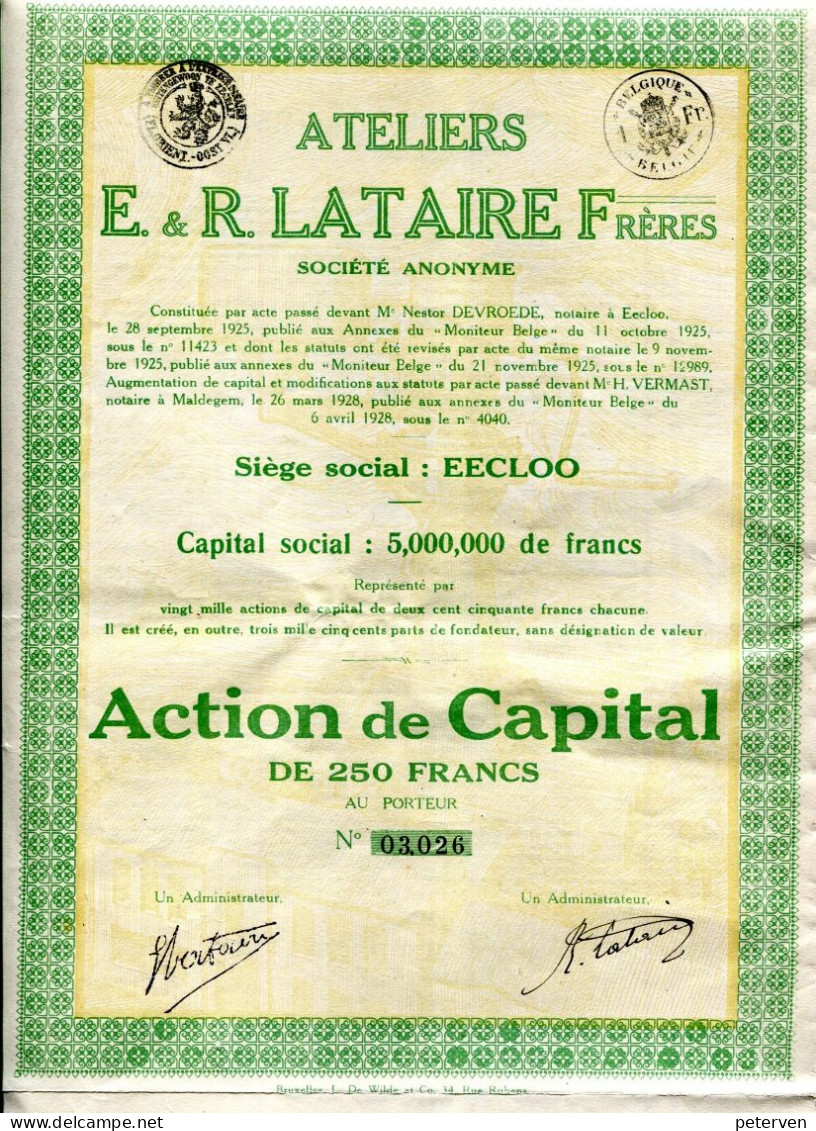 Ateliers E.R. LATAIRE Frères (Eecloo) - Landwirtschaft