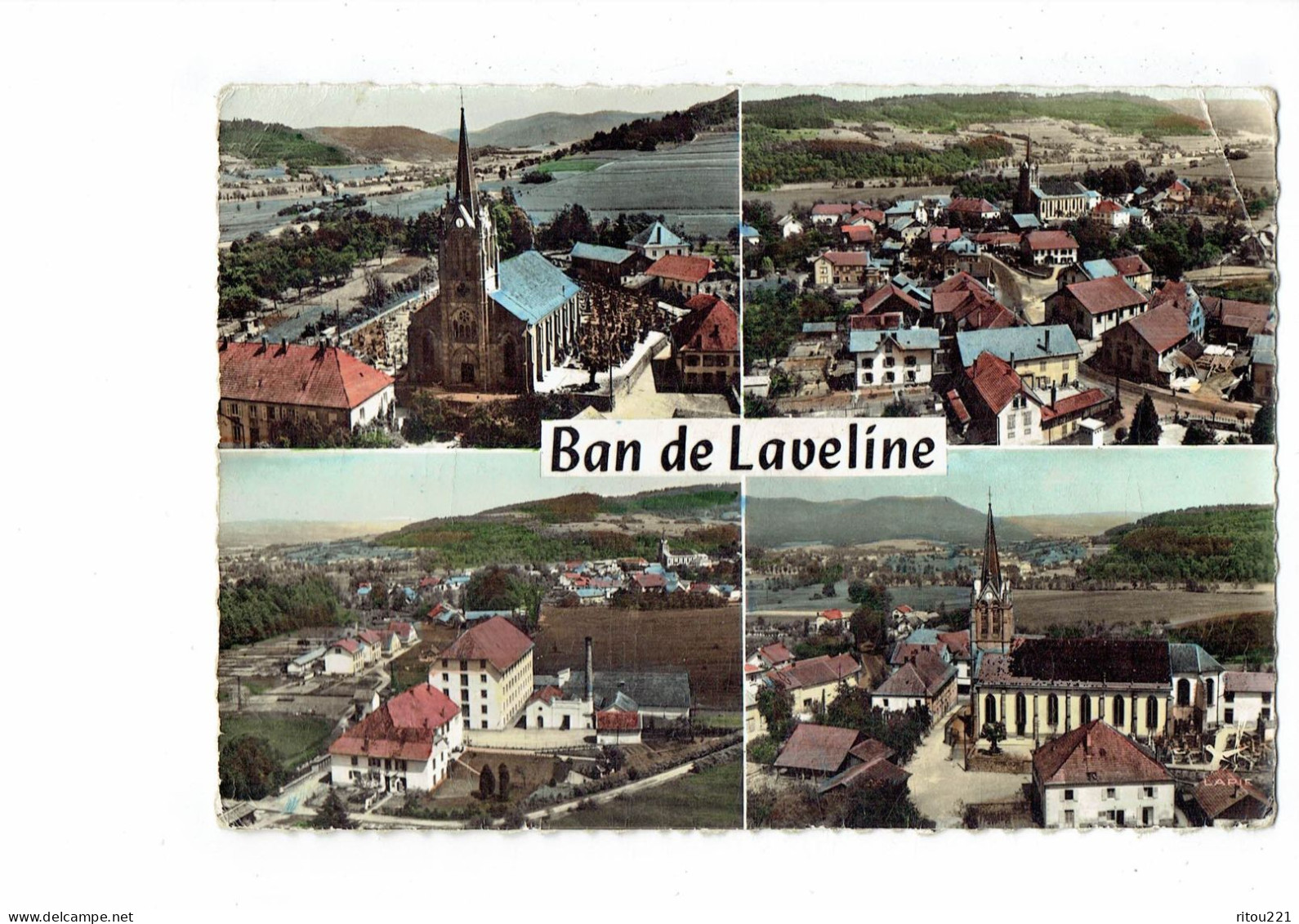 Cpm - 88 - BAN DE LAVELINE - Vue Générale - église - Cheminée D'usine - Lapie - Other & Unclassified