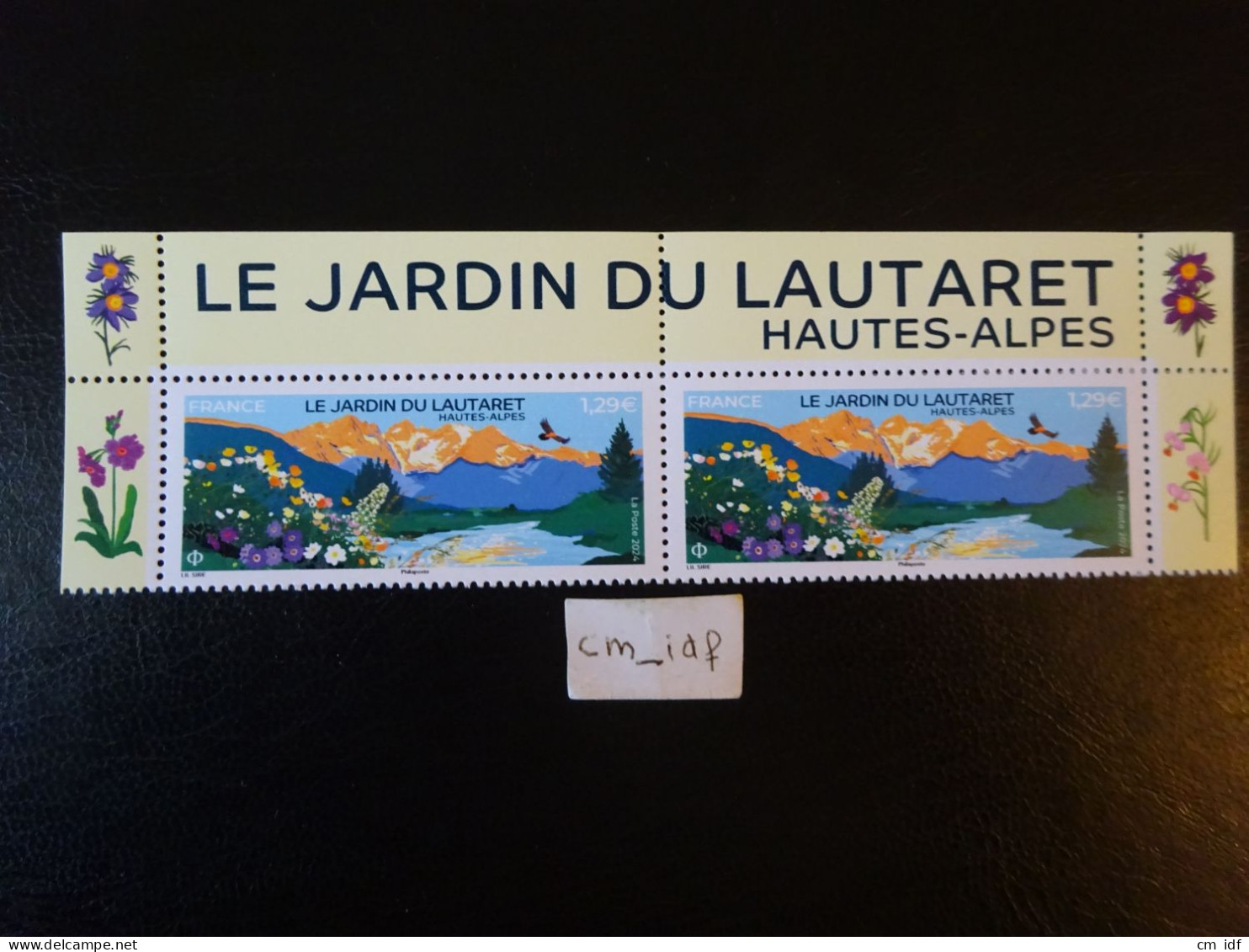 2024 FRANCE HAUT DE FEUILLE ILLUSTRÉ DE 2 TIMBRES À 1,29 EURO " LE JARDIN DU LAUTARET HAUTES ALPES "  Neuf** - Ungebraucht