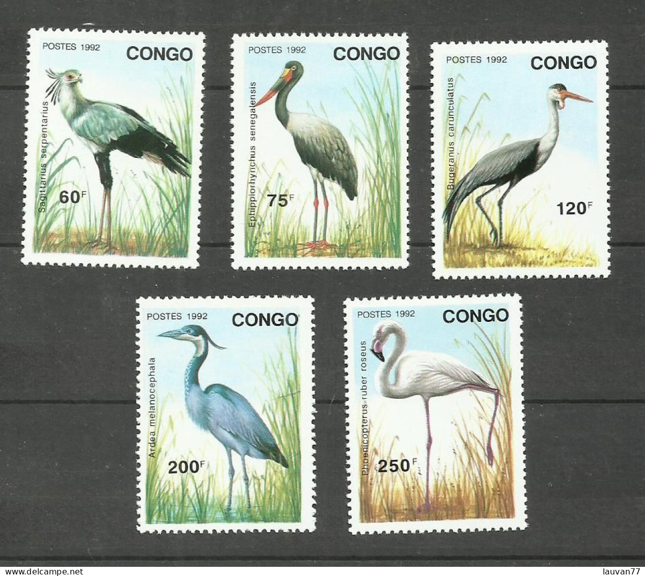 CONGO N°958 à 962 Neufs** Cote 12.75€ - Ongebruikt