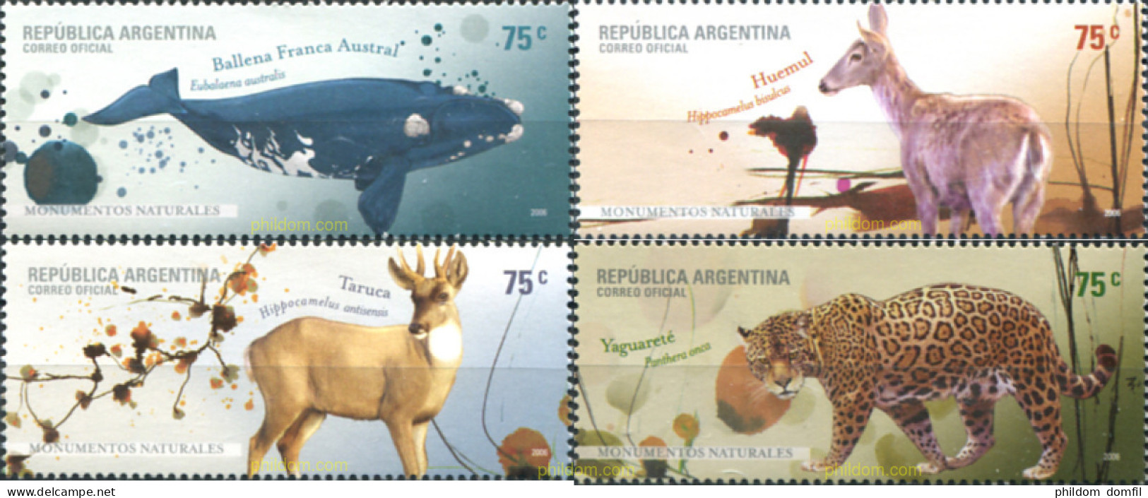 194438 MNH ARGENTINA 2006 FAUNA PROTEGIDA - Unused Stamps
