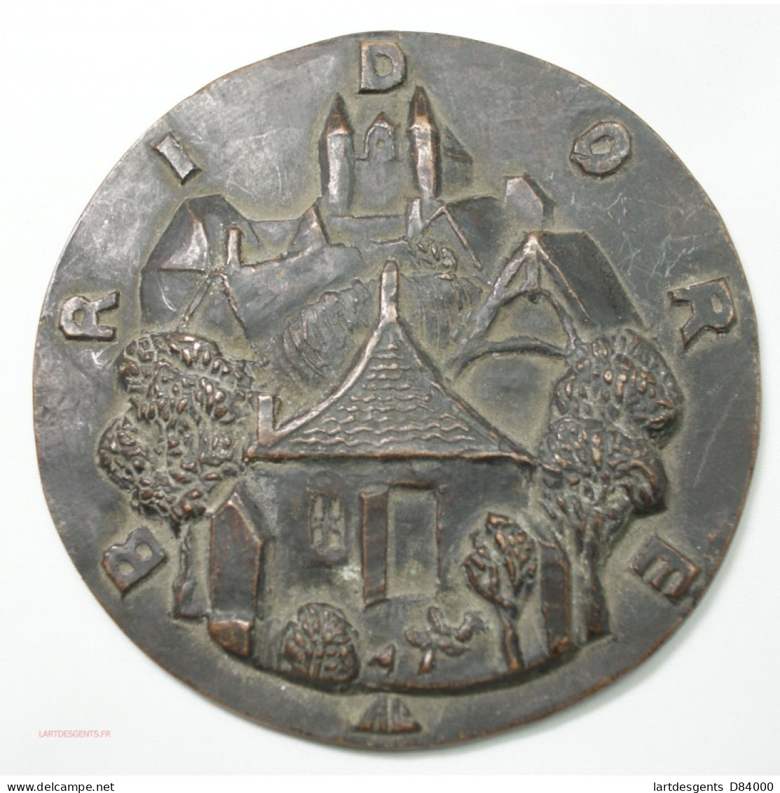 Médaille Ancienne Uniface Du Village De BRIDORE (Indre Et Loire) - Firmen
