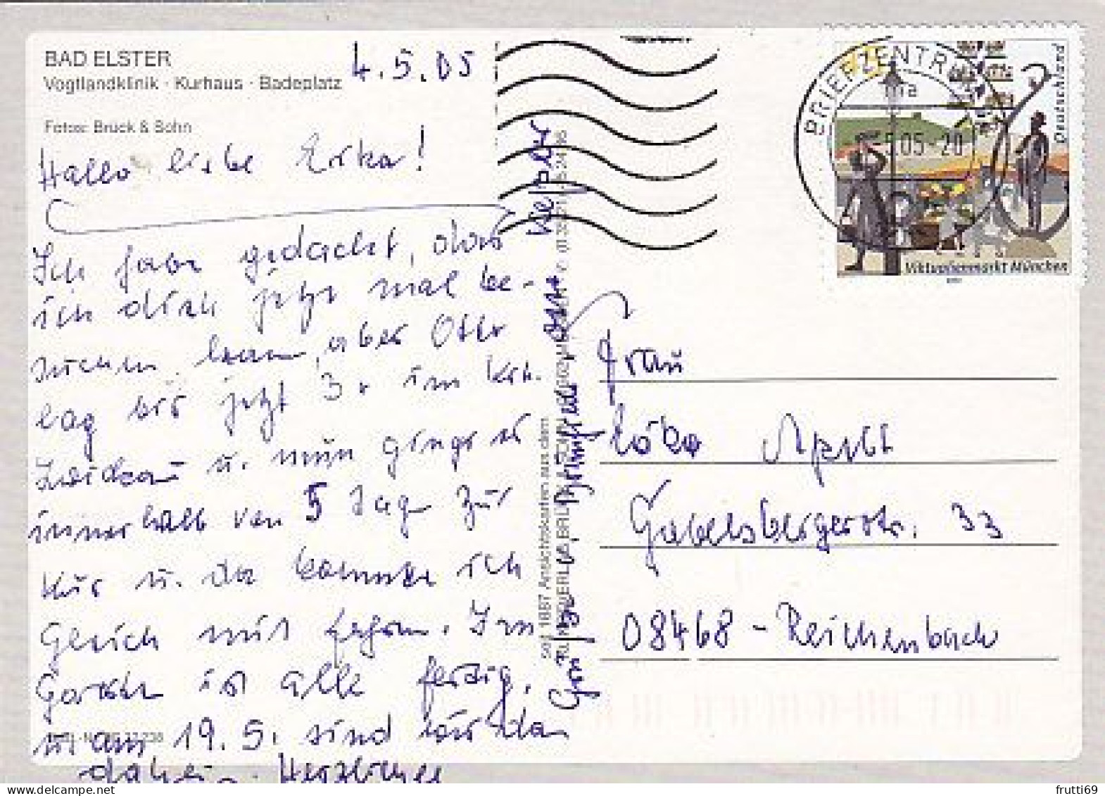 AK 211457 GERMANY - Bad Elster - Vogtlandklinik - Bad Elster