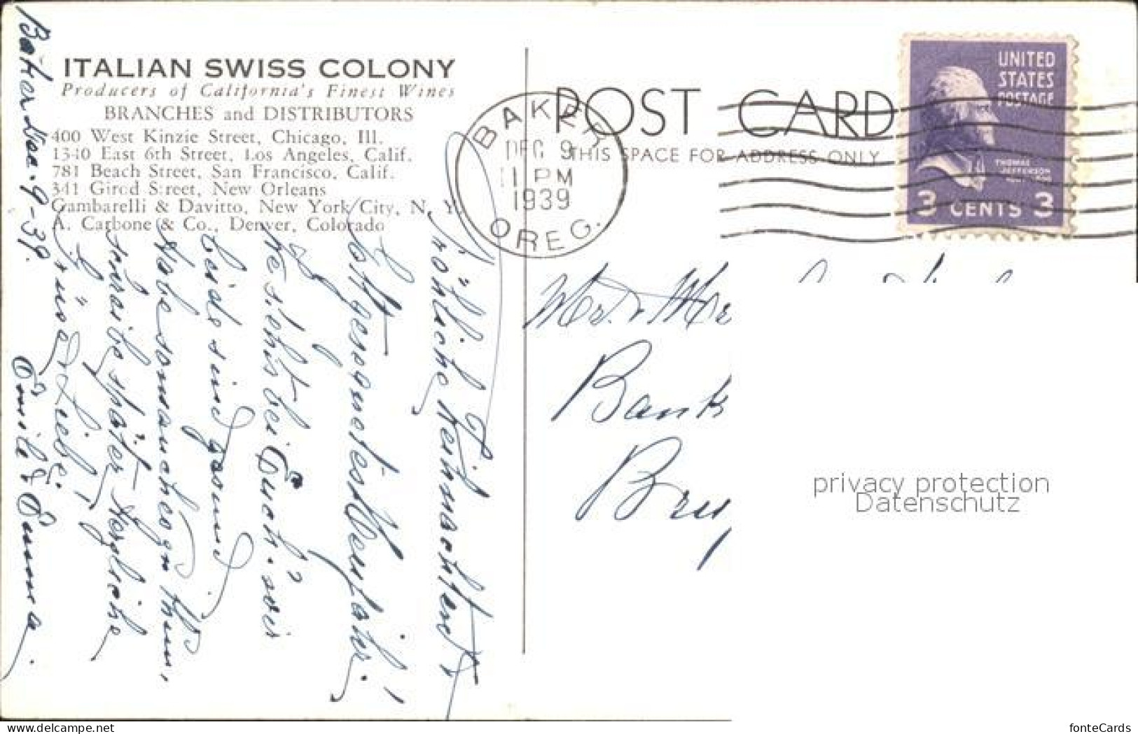 71897077 Asti_California Italian Swiss Colony  - Other & Unclassified