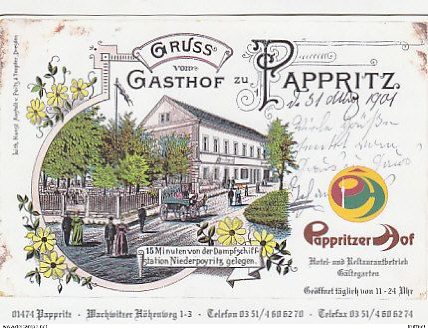 AK 211463 GERMANY - Pappritz - Pappritzer Hof - MODERN CARD - Dresden