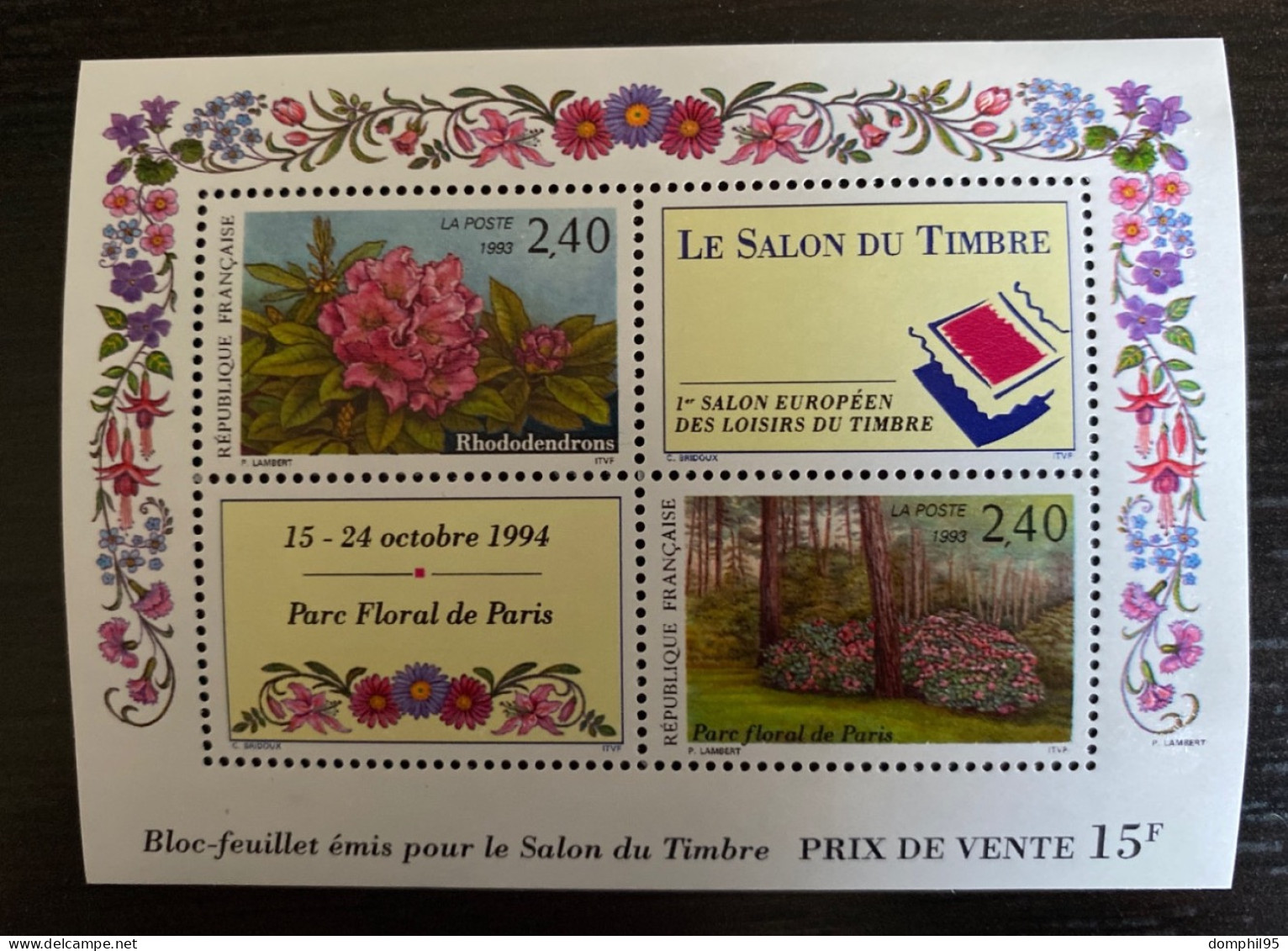 France - 1993 - Bloc Feuillet No15 Neuf** - Unused Stamps