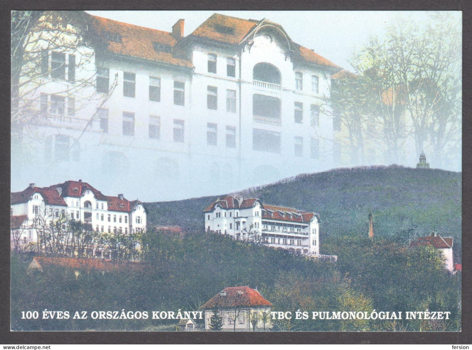 Hospital Sanatorium Hospital Korányi Frigyes DOCTOR Pulmonolgy TBC Tuberculosis FDC Stationery Postcard 2001 Hungary - Disease