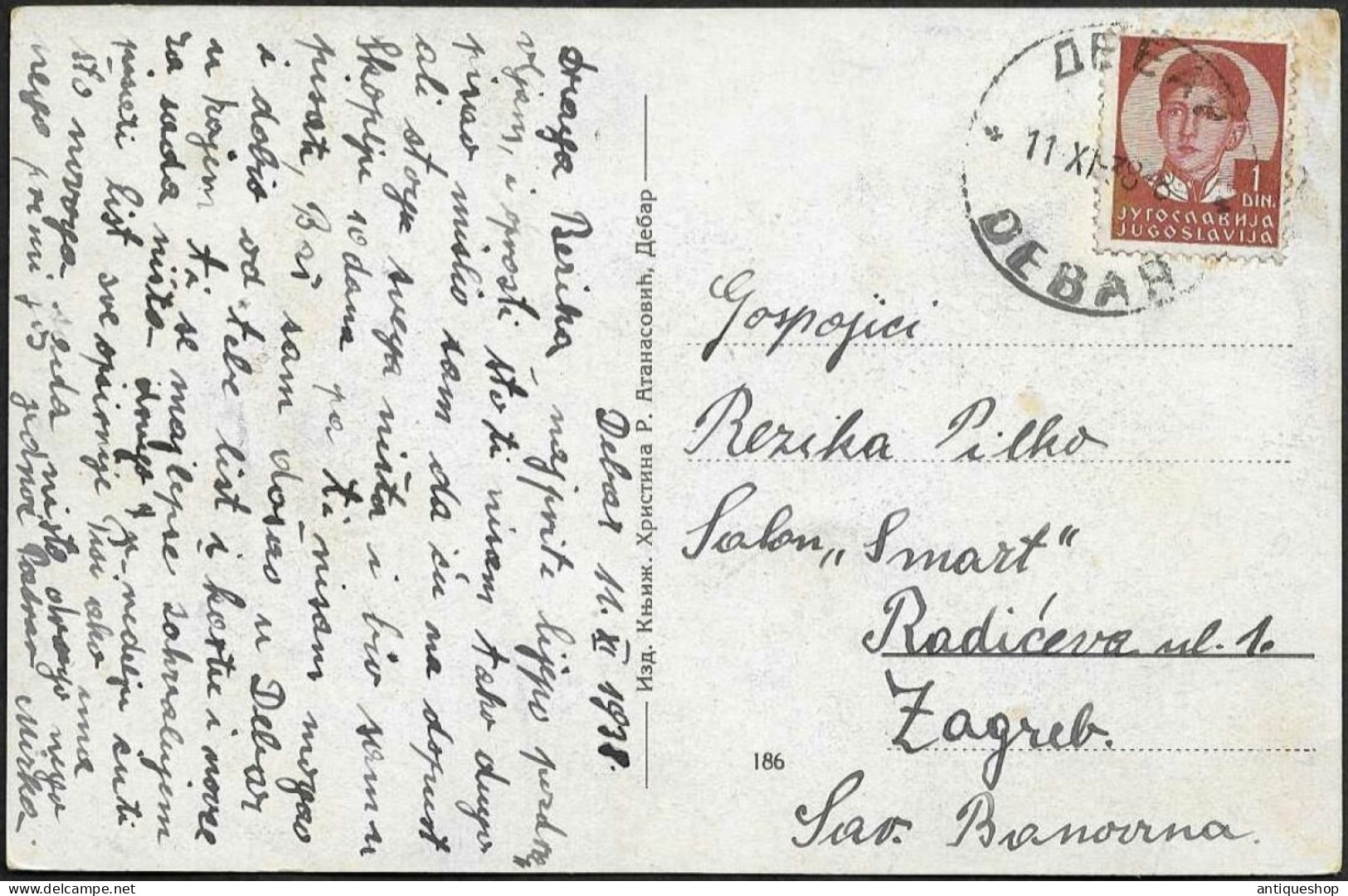 North Macedonia-----Debar-----old Postcard - Macédoine Du Nord