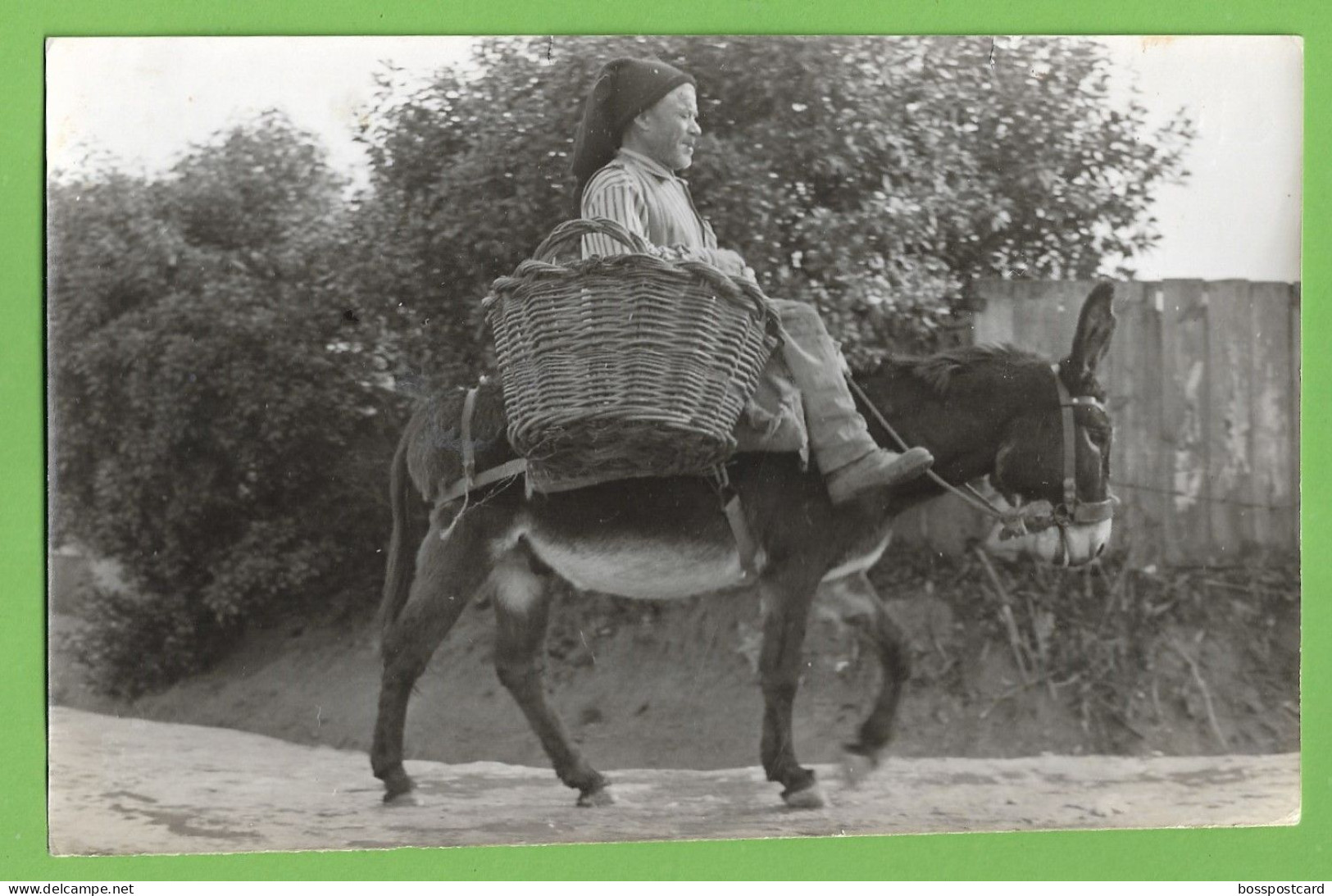 Portugal - REAL PHOTO - Costumes Portugueses  - A Caminho Do Mercado - Other & Unclassified