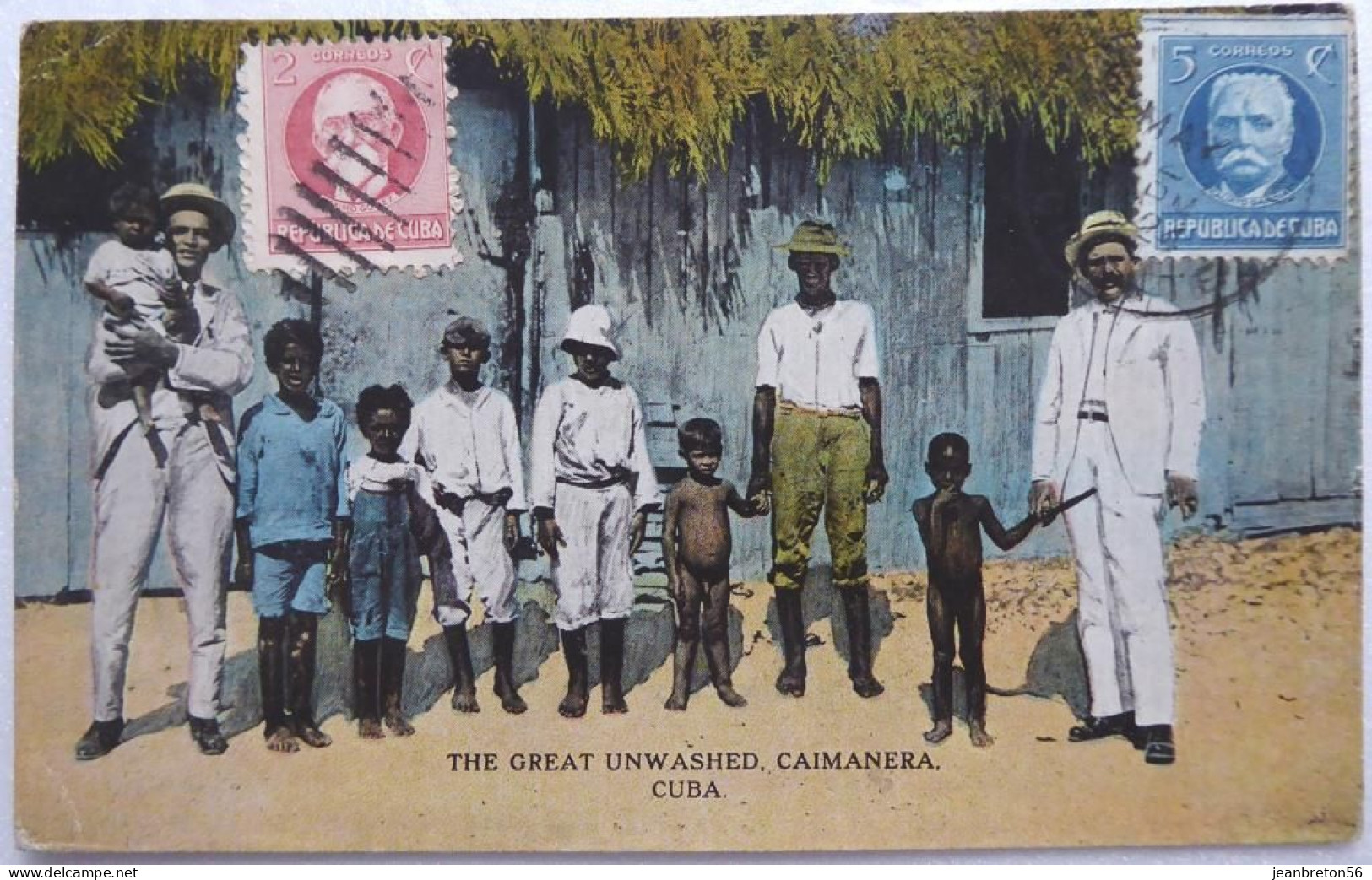 The Great Unwashed Caimanera Cuba - CPA 1924 - Cuba