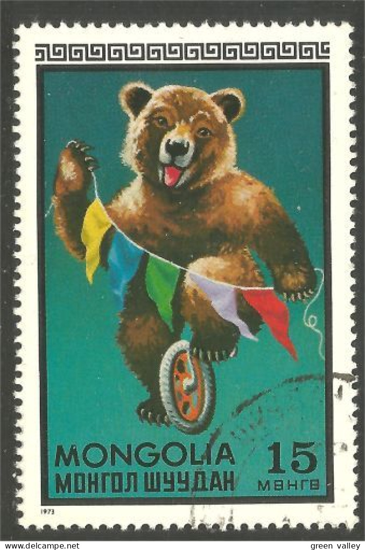 AS-119 Mongolie Bar Ours Bear Orso Suportar Soportar Oso Cirque Circus - Bears