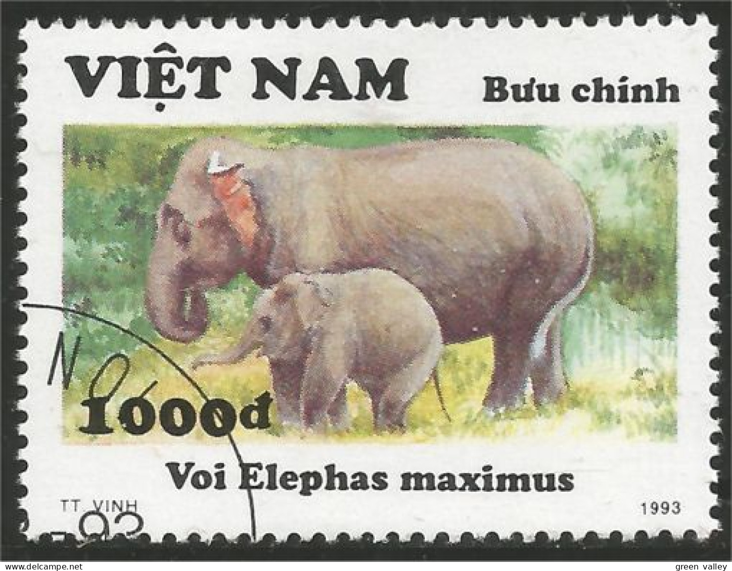 AS-81b Vietnam Elephant Elefante Norsu Elefant Olifant MH * Neuf CH - Vietnam