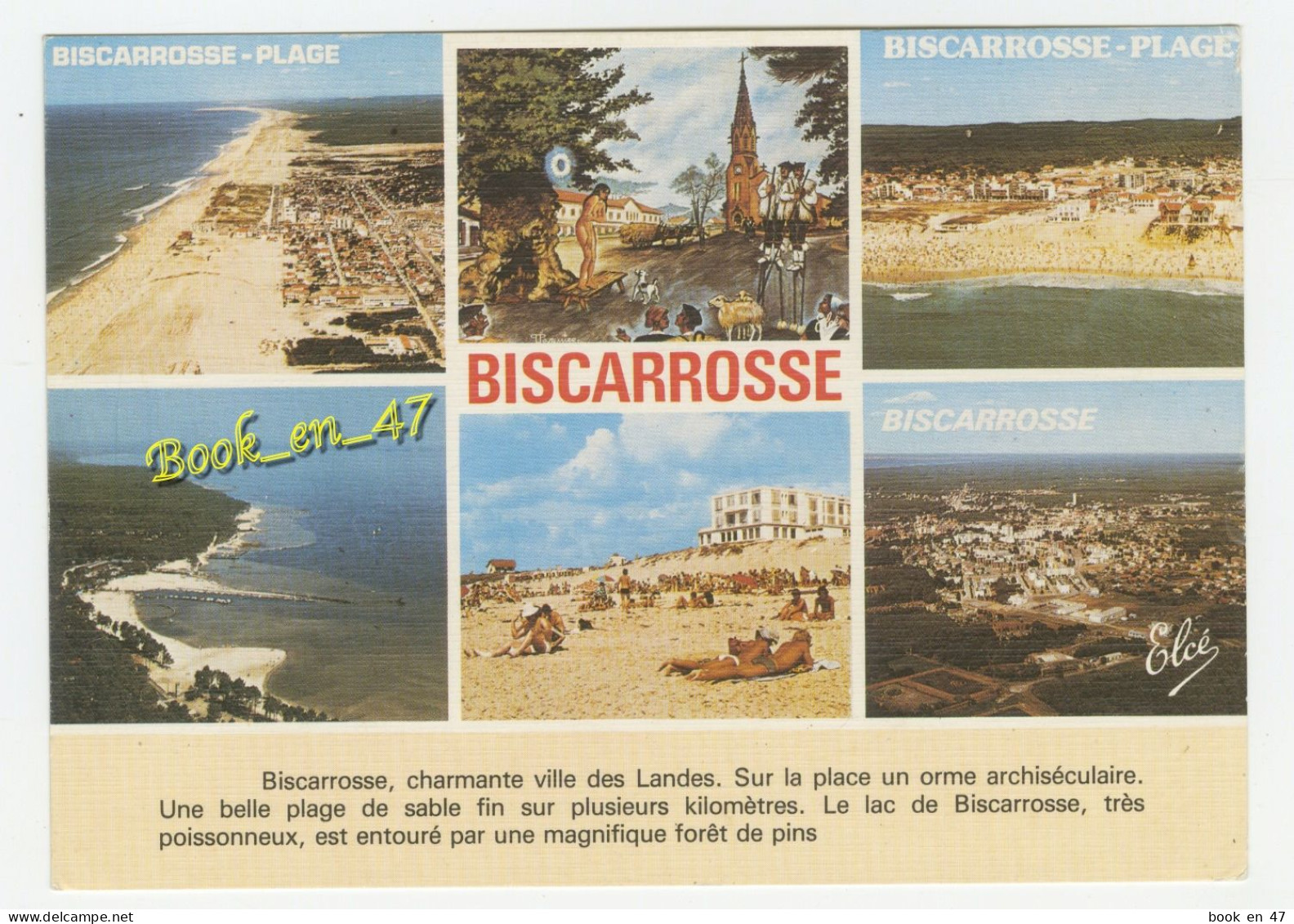 {92020} 40 Landes Biscarrosse , Multivues ; Biscarrosse Plage , Divers Aspects - Biscarrosse