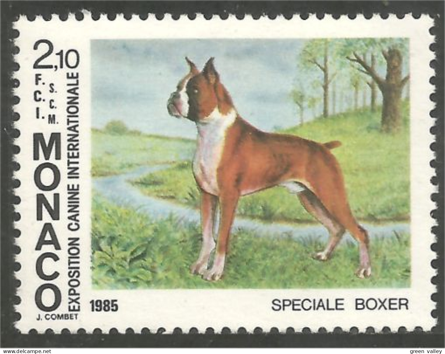 DG-45b Monaco Boxer Chien Dog Hund Cane Hond Perro MNH ** Neuf SC - Sonstige & Ohne Zuordnung