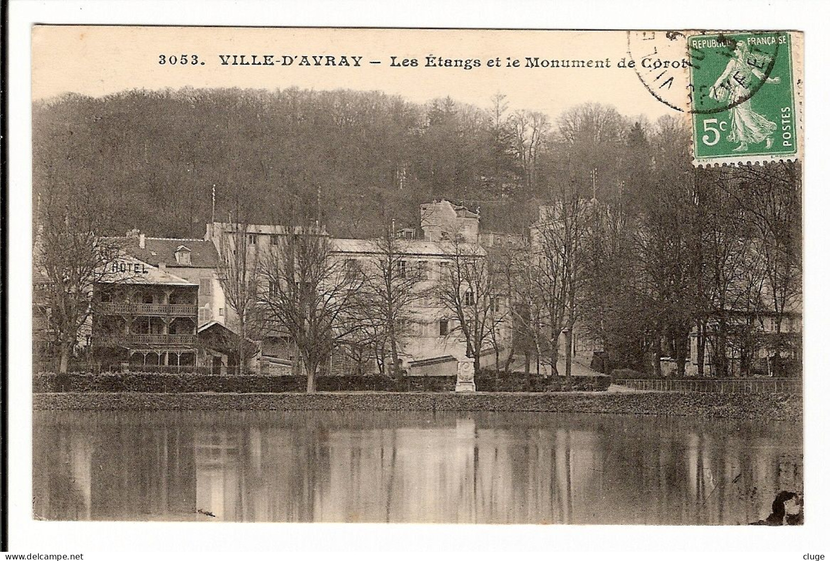 92 - VILLE D' AVRAY - Les Etangs Et Le Monument De Corot - Ville D'Avray