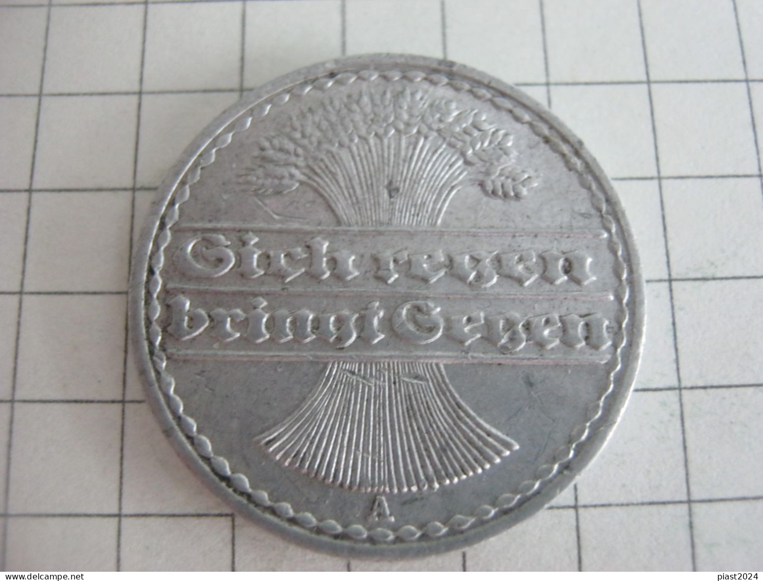 Germany 50 Pfennig 1920 A - 50 Rentenpfennig & 50 Reichspfennig