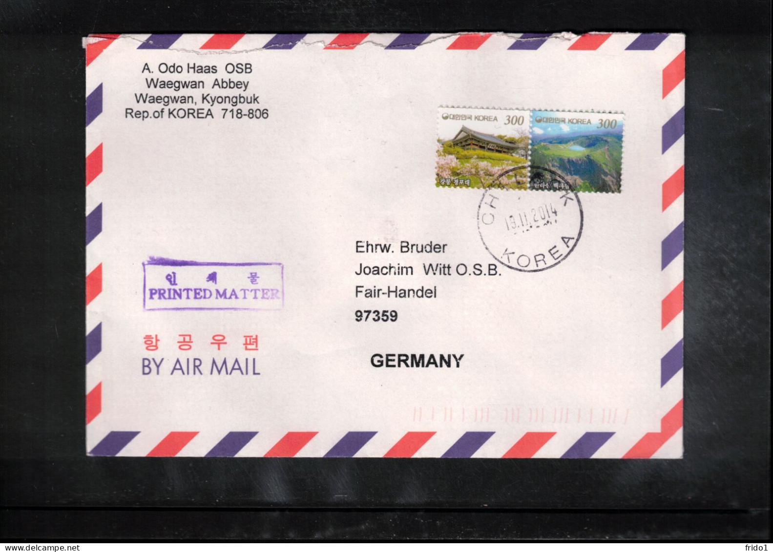 South Korea 2014 Interesting Airmail Letter - Korea, South