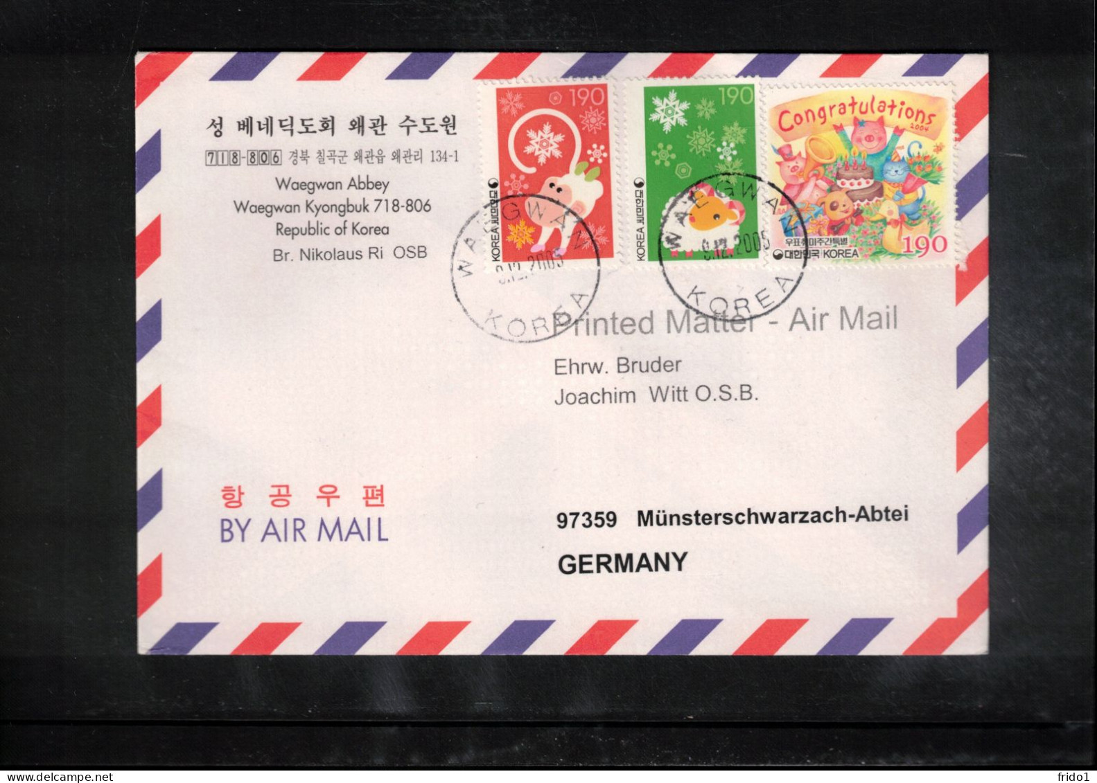 South Korea 2005 Interesting Airmail Letter - Korea, South