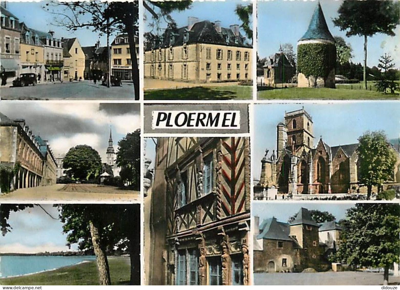 56 - Ploermel - Multivues - Mention Photographie Véritable - CPSM Grand Format - Voir Scans Recto-Verso - Ploërmel