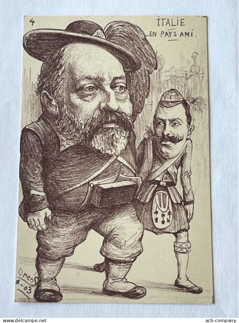 Franc - Maçonnerie . Anti Maçonnique . King Edward VII . Italie En Ami . Orens 1903 - Jewish