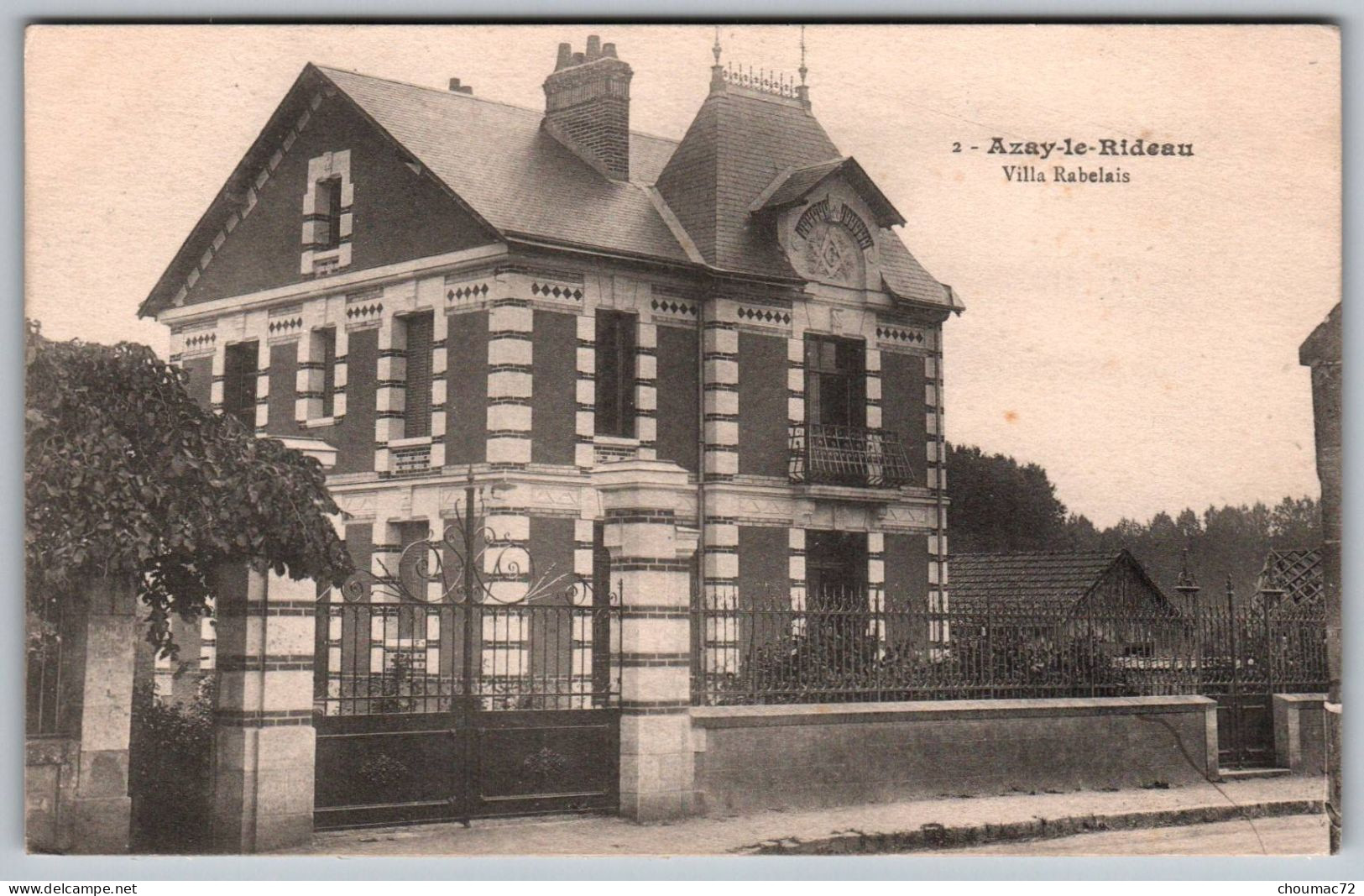 (37) 3826, Azay Le Rideau, Villa Rabelais - Azay-le-Rideau