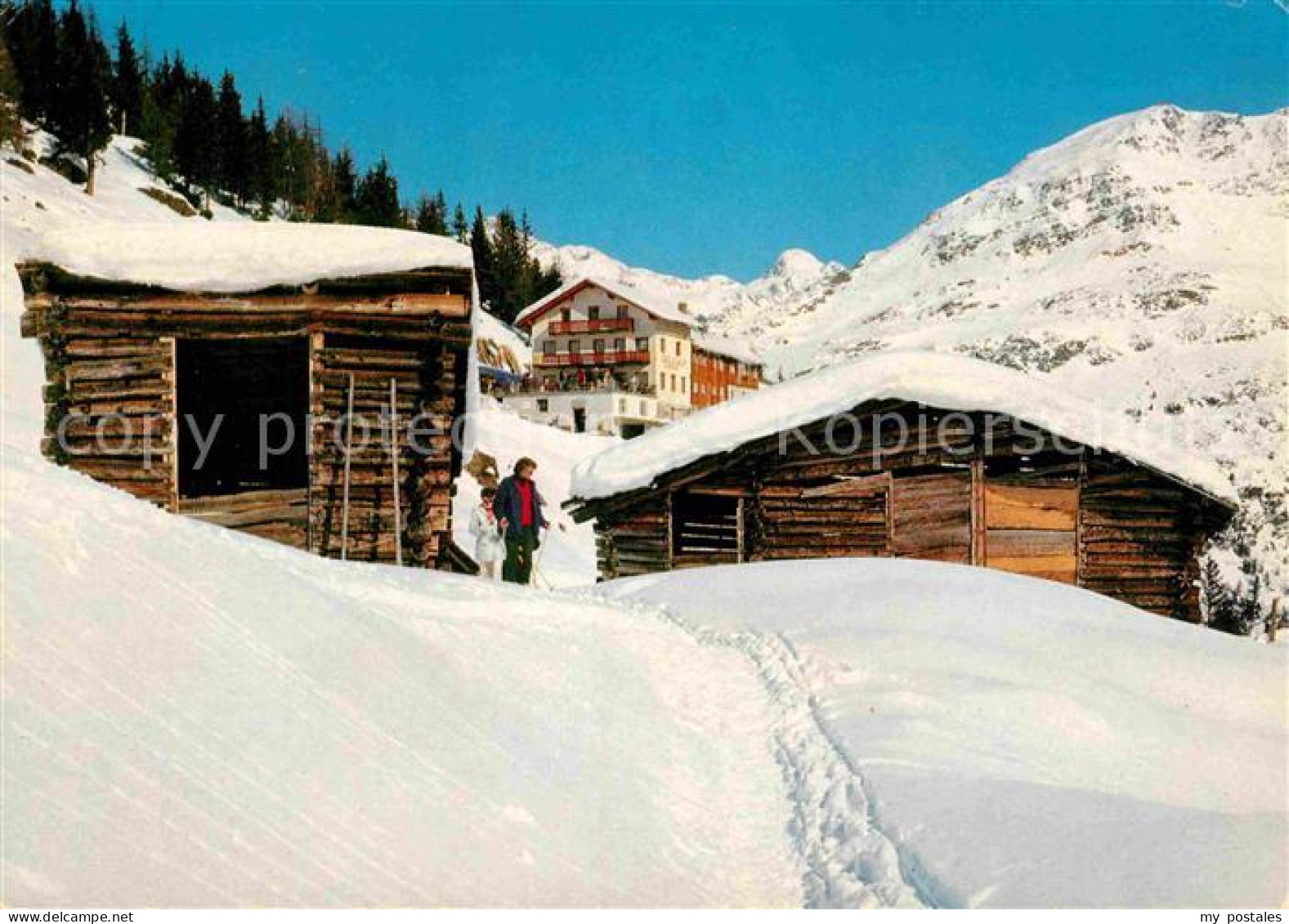 72828302 Soelden Oetztal Gasthof Sonnenplatte Gaislachalm Winterpanorama Oetztal - Autres & Non Classés