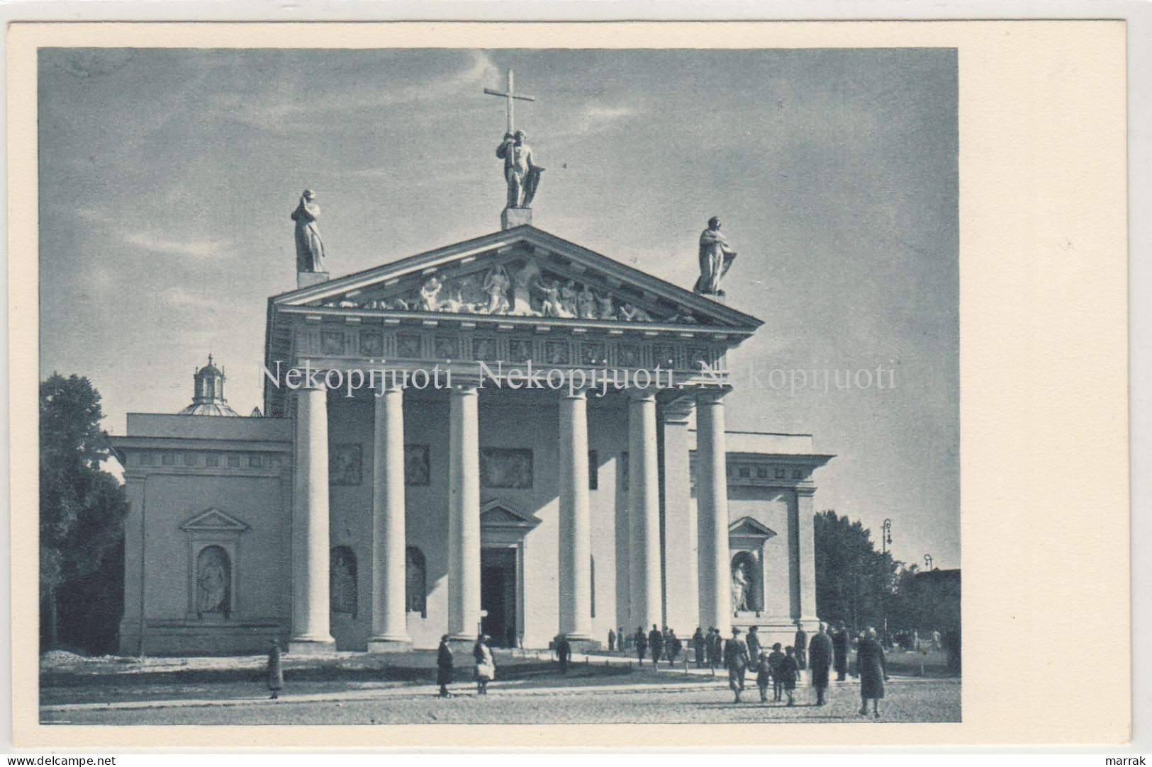 Vilnius, Katedra, Apie 1940 M. Atvirukas - Lithuania