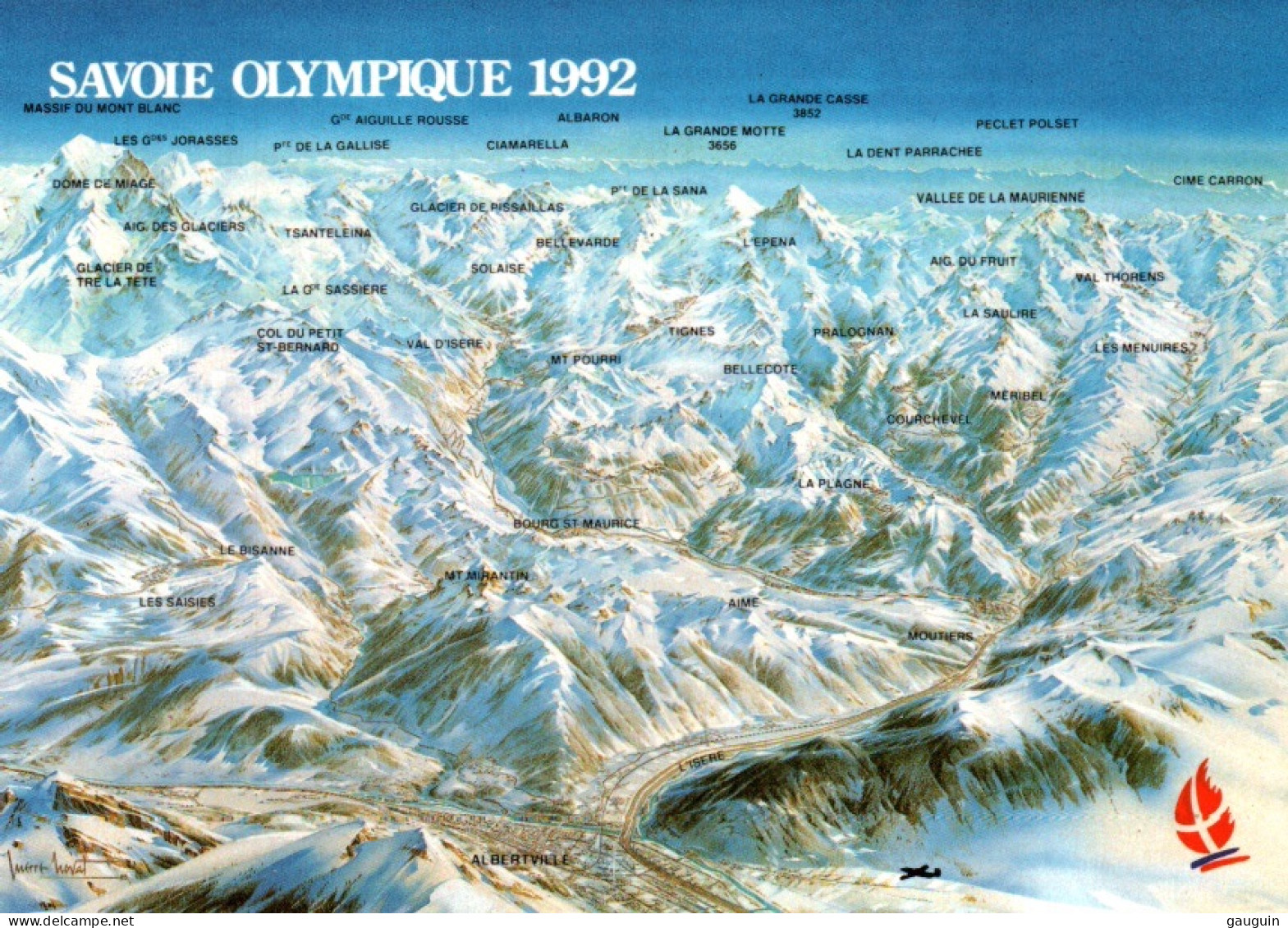 CPM - SAVOIE OLYMPIQUE 1992 - Panorama Officiel Des Jeux D'Hiver ALBERTVILLE ... Edition André - Jeux Olympiques