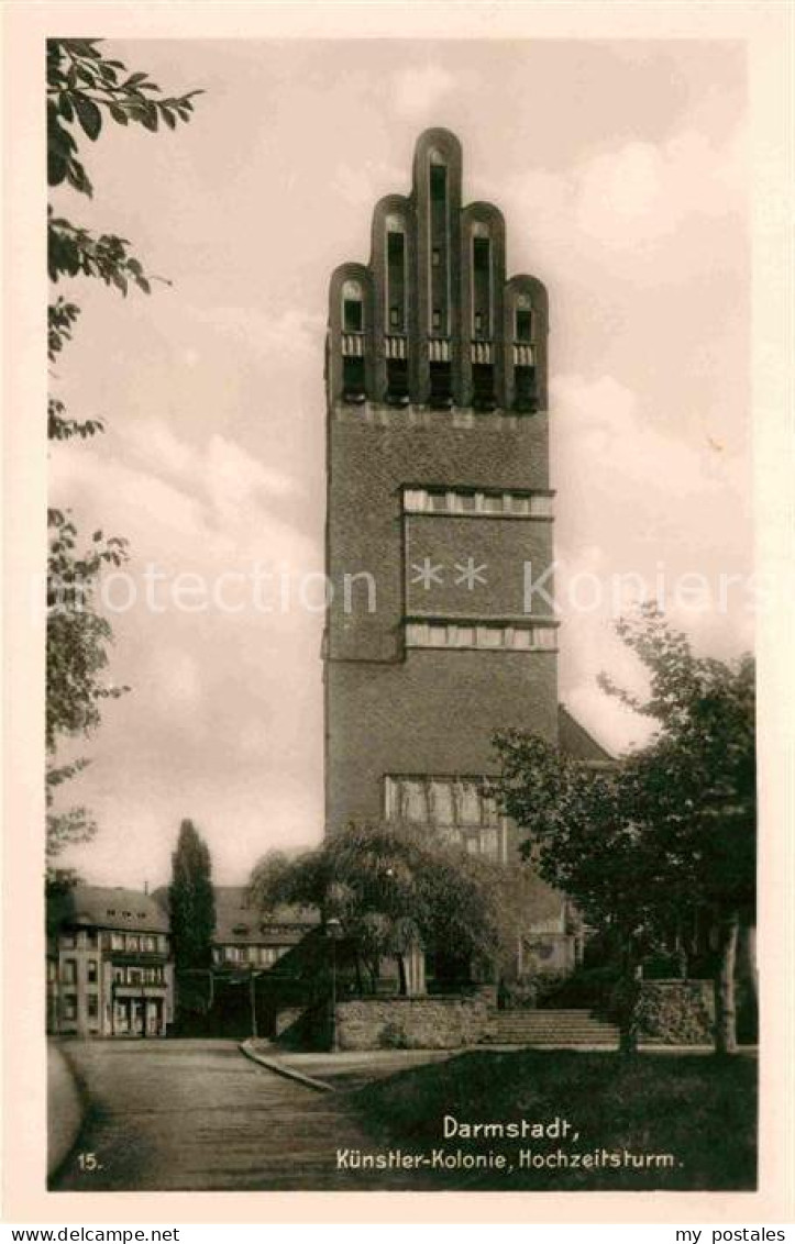 72825963 Darmstadt Kuenstler-Kolonie Hochzeitsturm  Darmstadt - Darmstadt