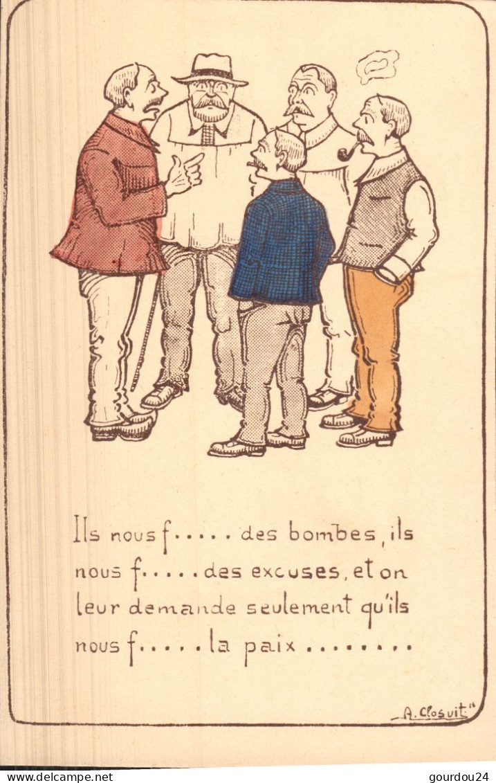 Il Nous F... Des Bombes , Ils Nous F... Des Excuses Et On Demande Seulement Qu'ils Nous F..; La Paix - Patriotic