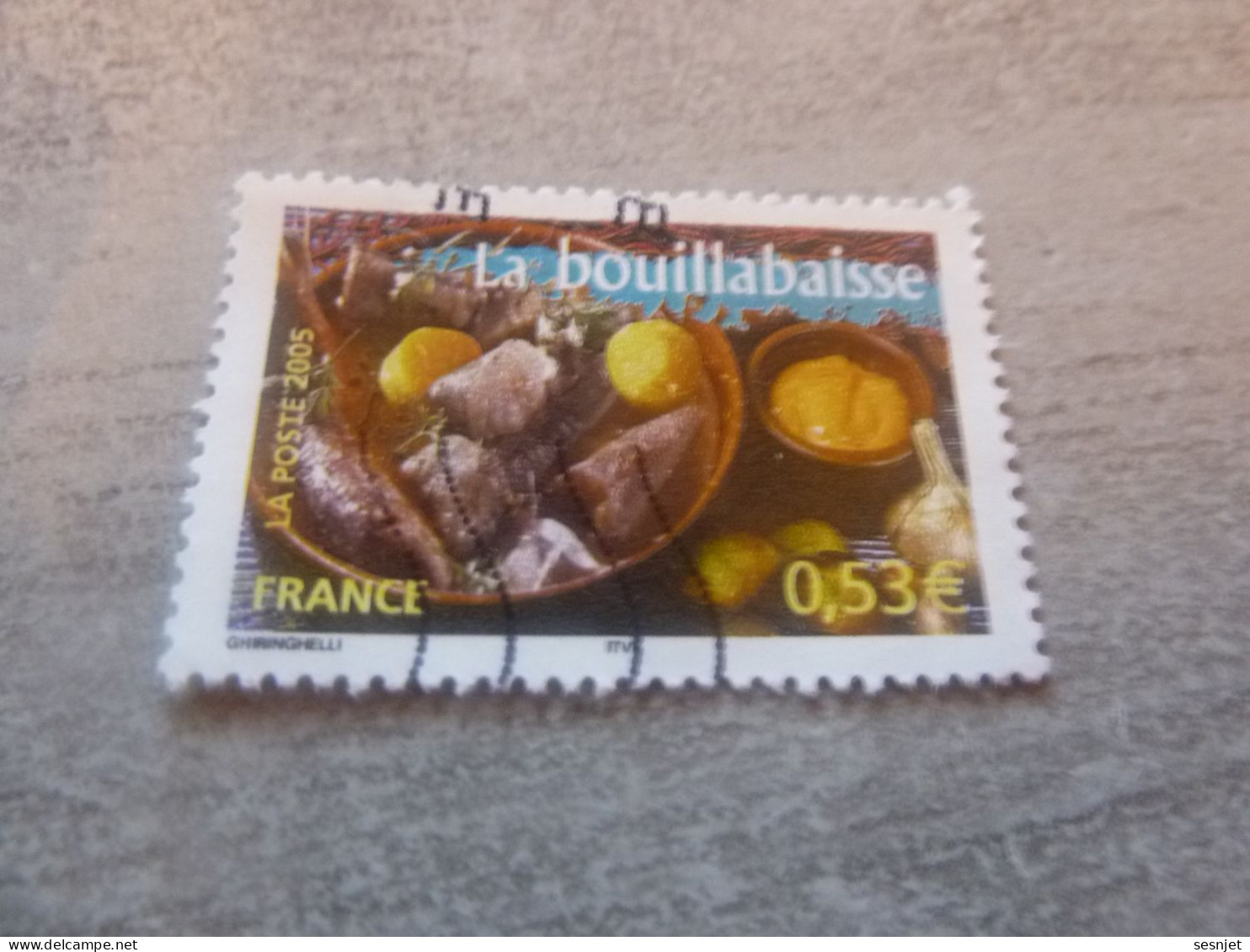 La Bouillabaisse - Portrait De Région - 0.53 € - Yt 3771 - Multicolore - Oblitéré - Année 2005 - - Alimentation