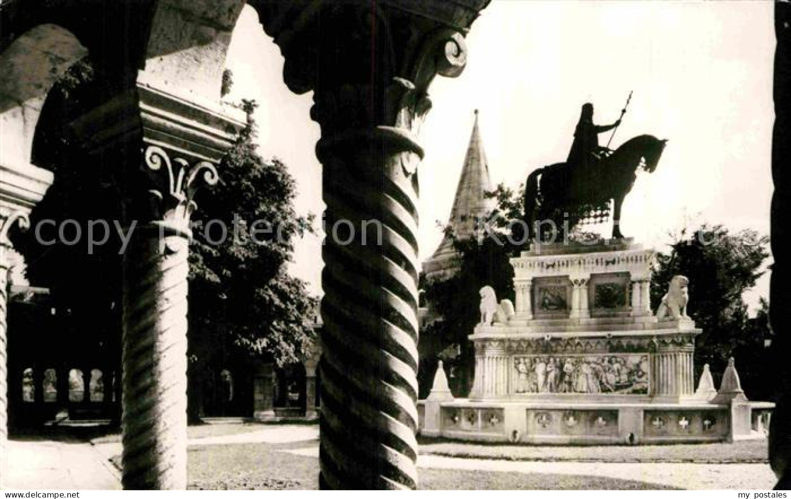 72824020 Budapest Halszbastya I Istvan Kiraly Szobra Fischerbastei Denkmal Reite - Hongrie