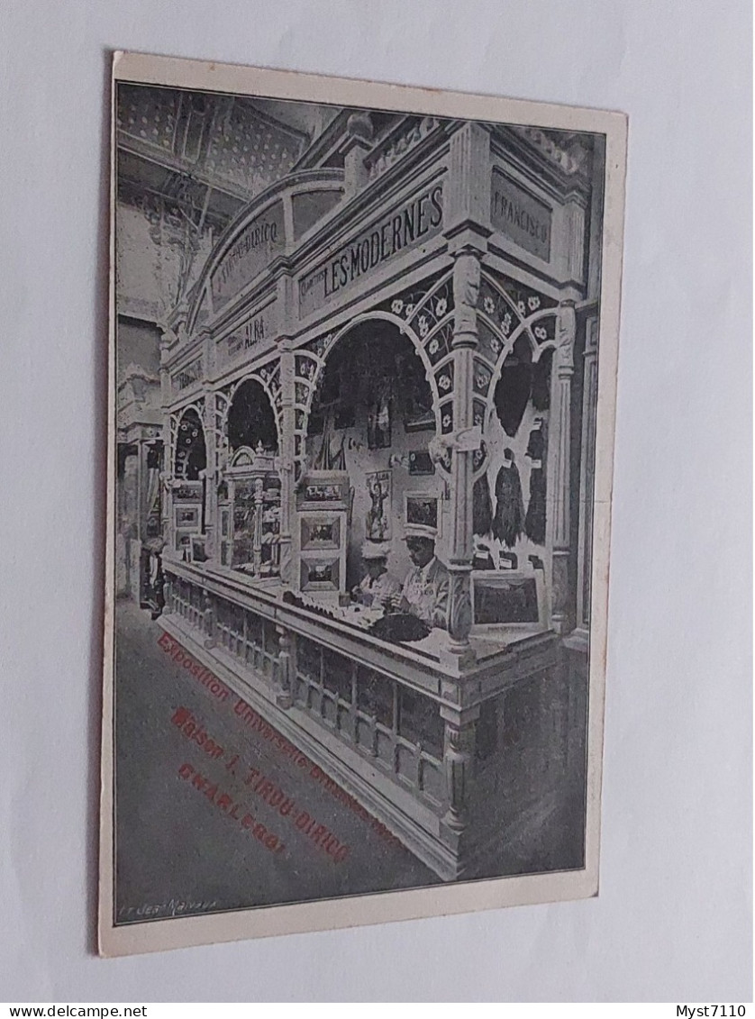 P1 Cp Bruxelles/Exposition Universelle Bruxelles 1910. Maison J. Tirou-Diricq Charleroi. - Expositions Universelles