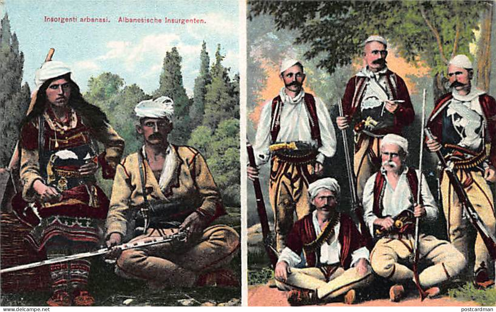 ALBANIA - Albanian Insurgents. Publised By N. S. Bjeladinovic. - Albania