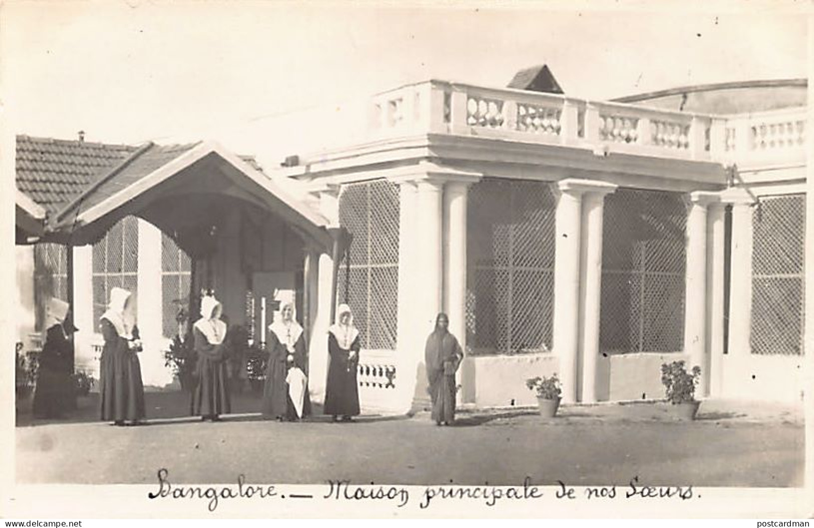 India - BANGALORE - Main House Of The Catholic Sisters - REAL PHOTO - India