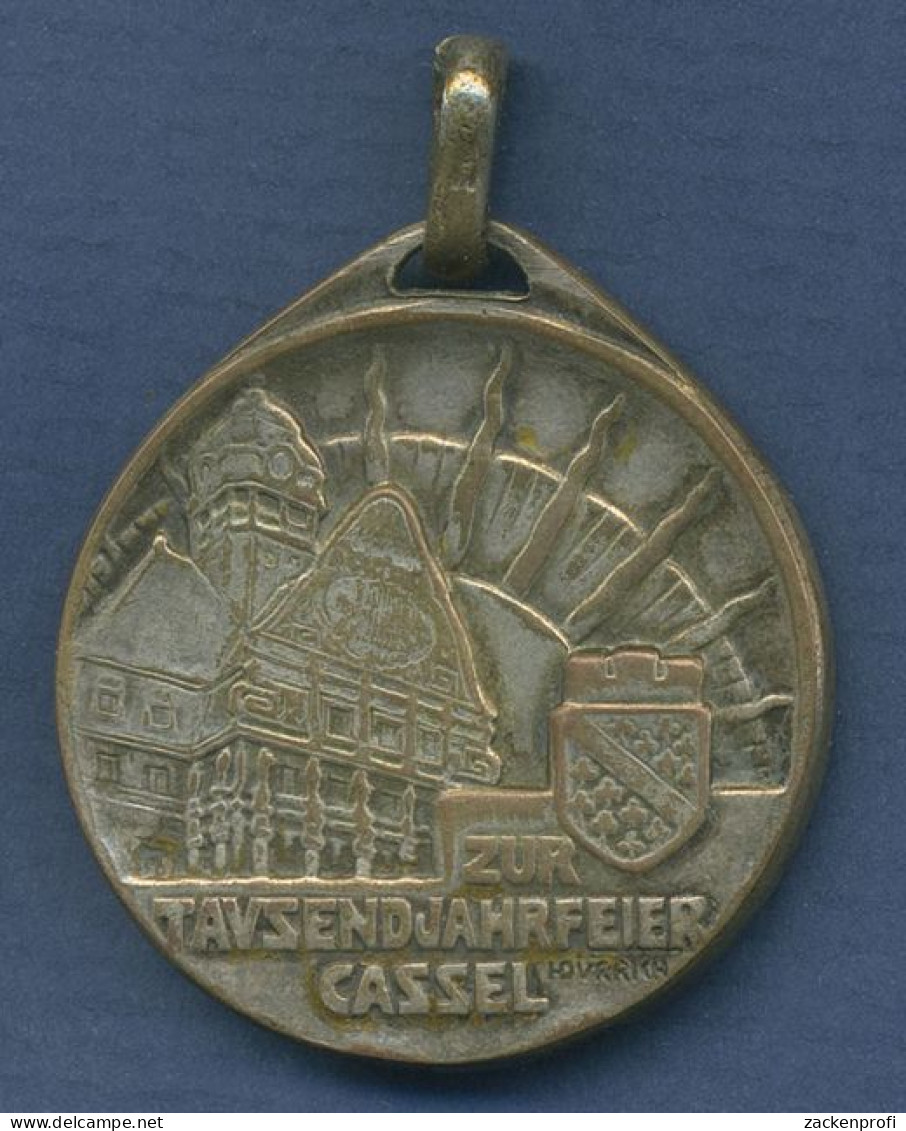Kassel 1913, Tragbare Medaille Zur 1000-Jahrfeier V. H. Dürrich, S-ss (m3669) - Andere & Zonder Classificatie