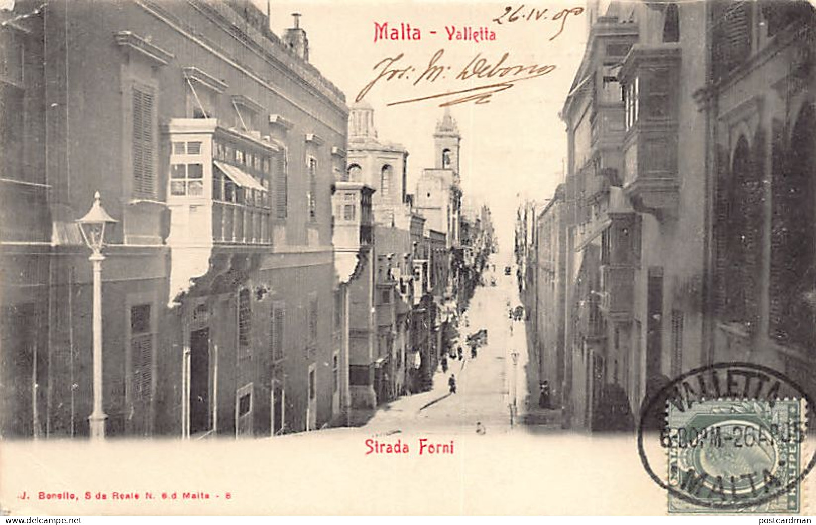 Malta - VALETTA - Strada Forni - Publ. J. Bonello 8 - Malta