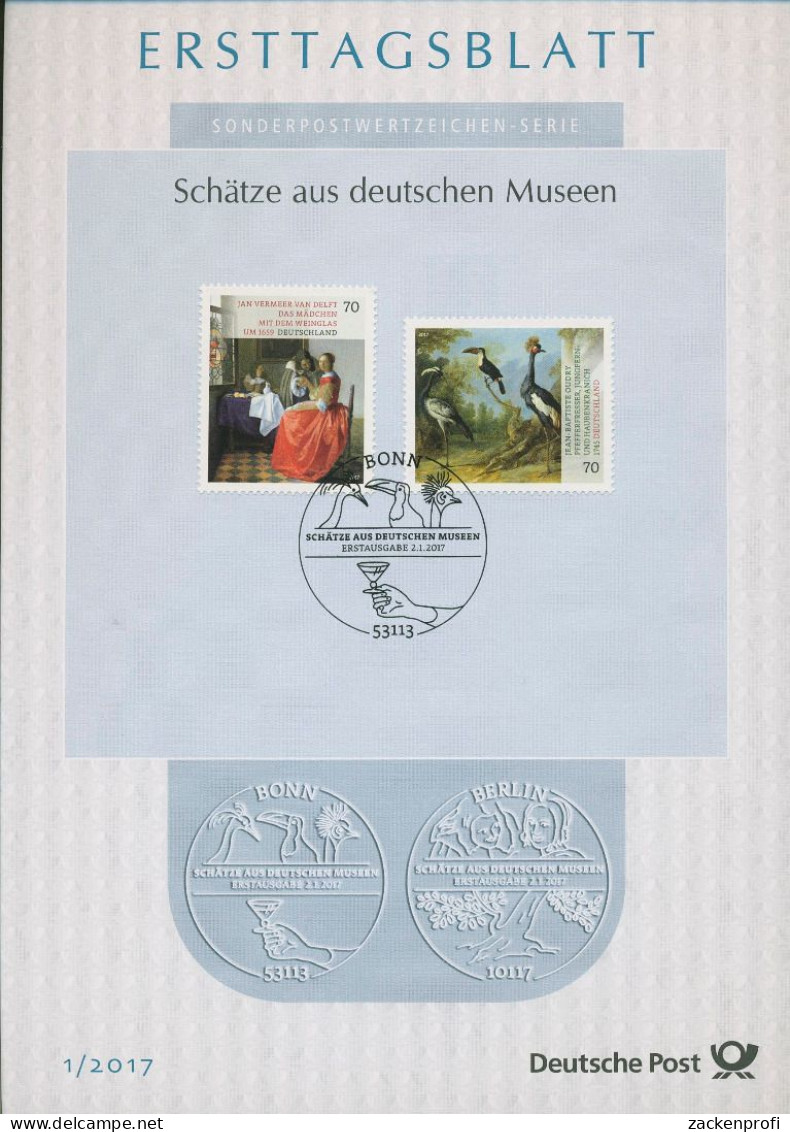 Bund Jahrgang 2017 Ersttagsblätter ETB Komplett (XL13538) - Lettres & Documents