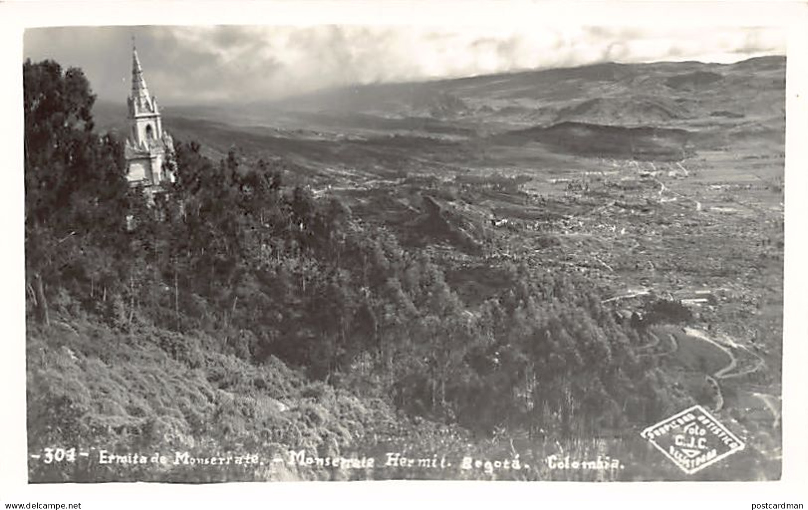 Colombia - Ermita De Monserrate - Ed. C.J.C. 304 - Colombie