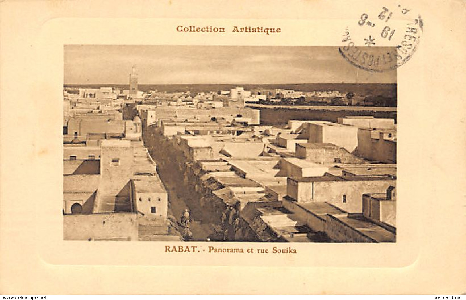 RABAT - Panorama Et Rue Souika - Ed. Collection Artistique  - Rabat