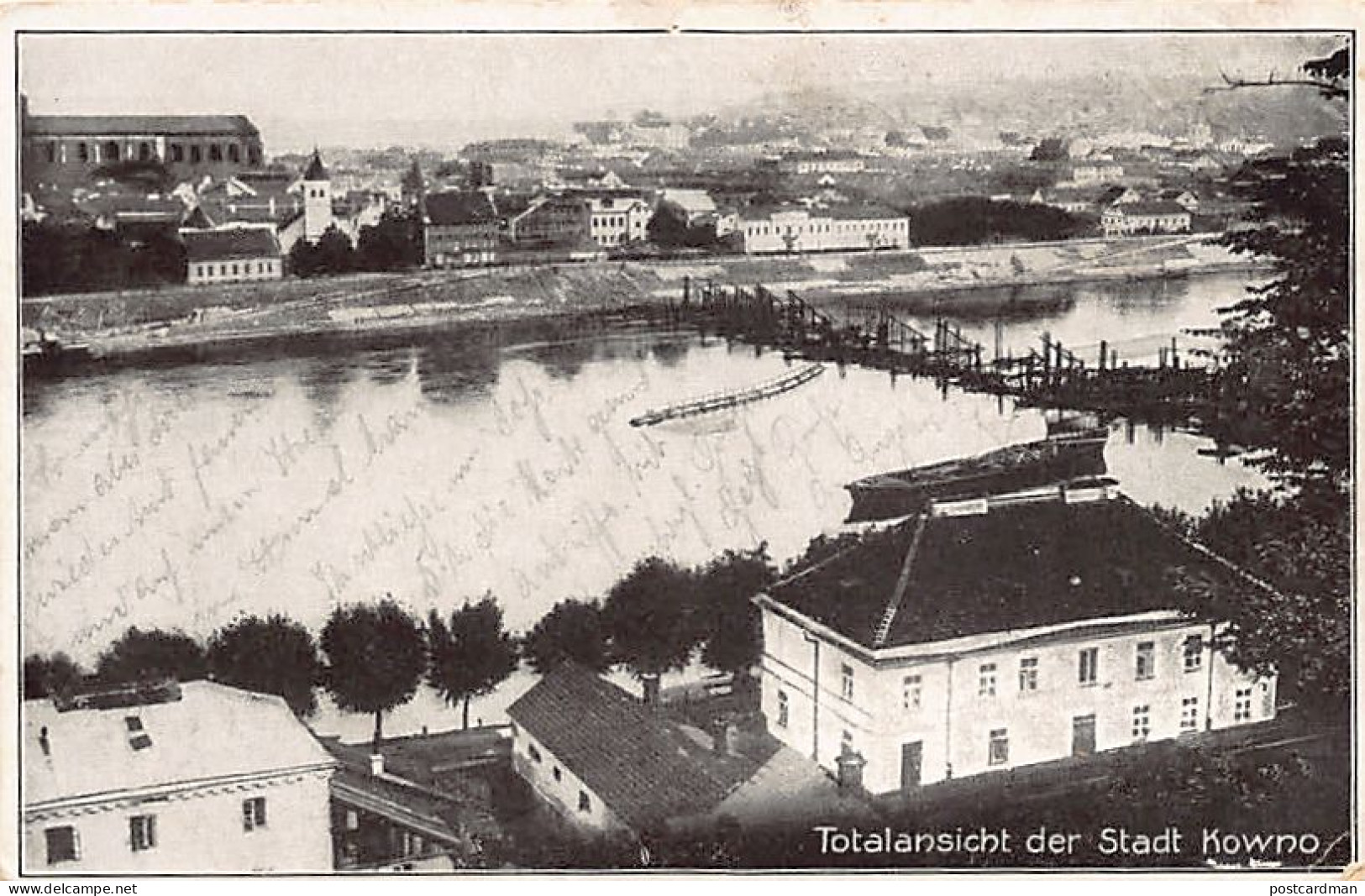 Lithuania - KAUNAS Kowno - Bird's Eye View - World War One - Publ. Hofphot. Kühlewindt  - Lituanie